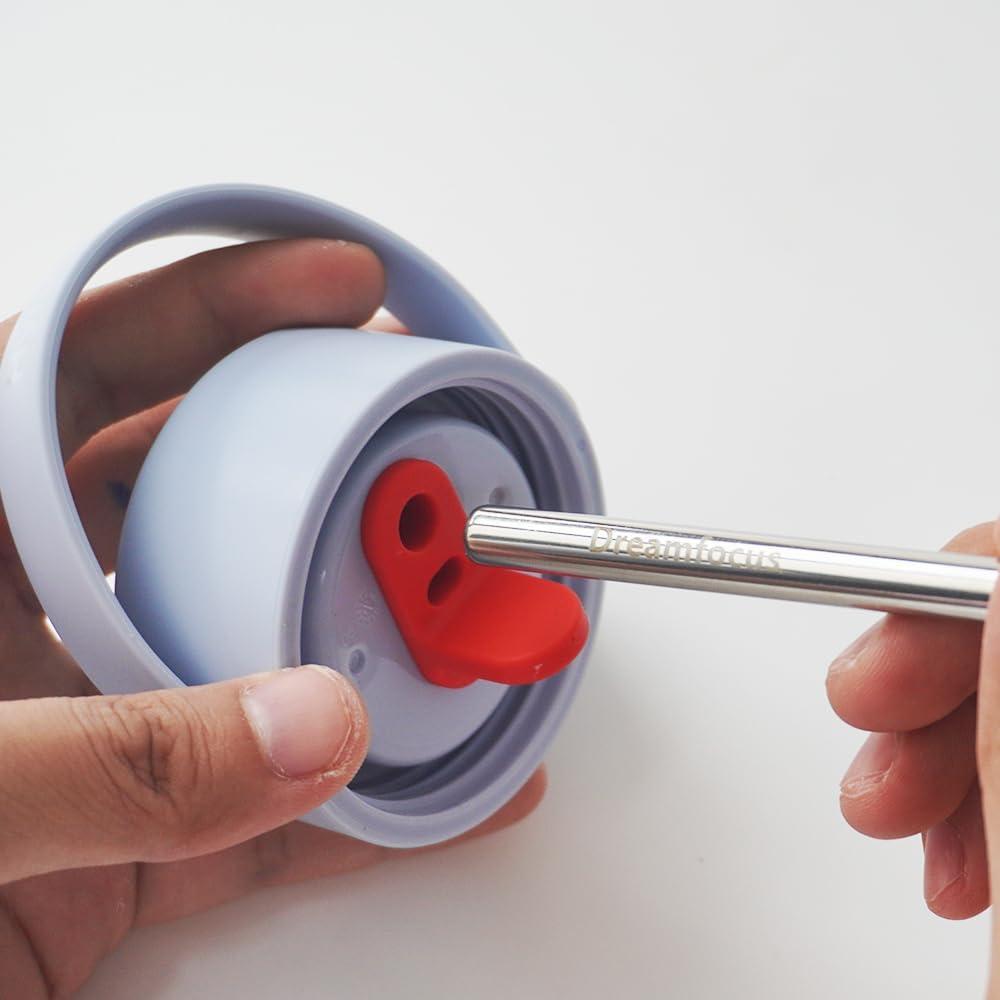 Popote de Metal Dreamfocus Acero Inoxidable para Botella 1.18L