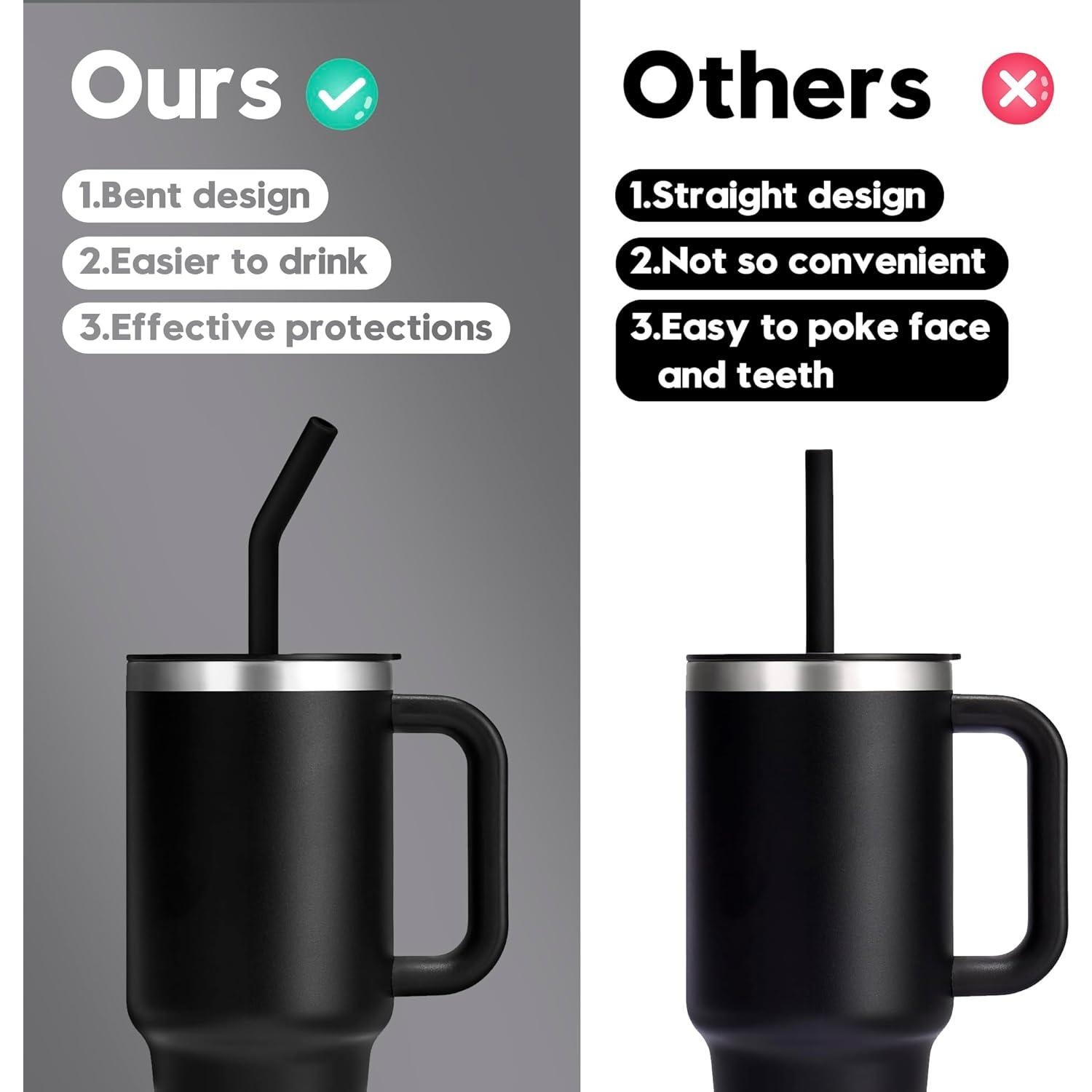 Juego de 3 Popotes Desmontables Miracredo para Hydroflask 20-40 oz