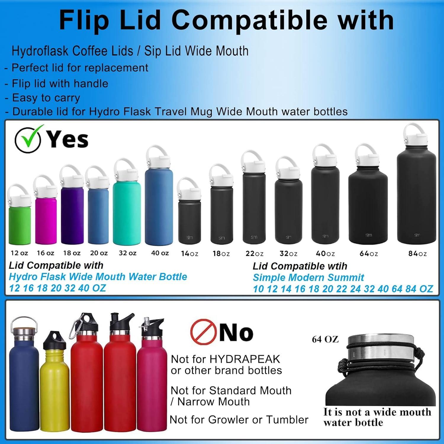 Tapa de Reemplazo FLORAPELL para Hydro Flask Boca Ancha 12-40 oz