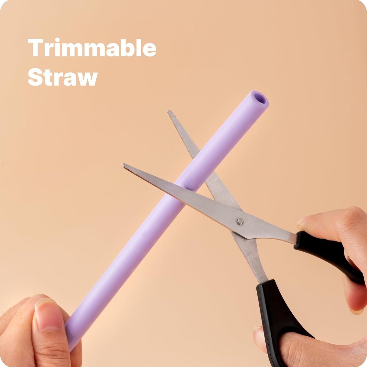 Pajita de Silicona Bluwing para Taza Hydro Flask 20-40oz - 2 Pcs Rosa