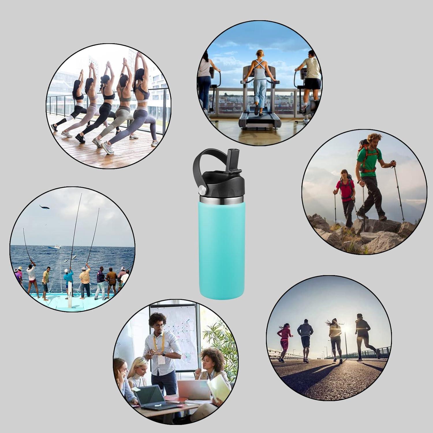 Tapa de Pajita DBIW para Botellas Hydro Flask Boca Ancha 2 Pack