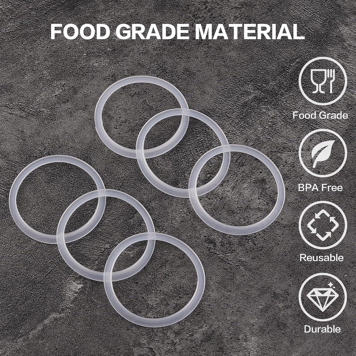 Juntas de Reemplazo Bubrike para Tapa Ancha Hydro Flask - 6 Piezas