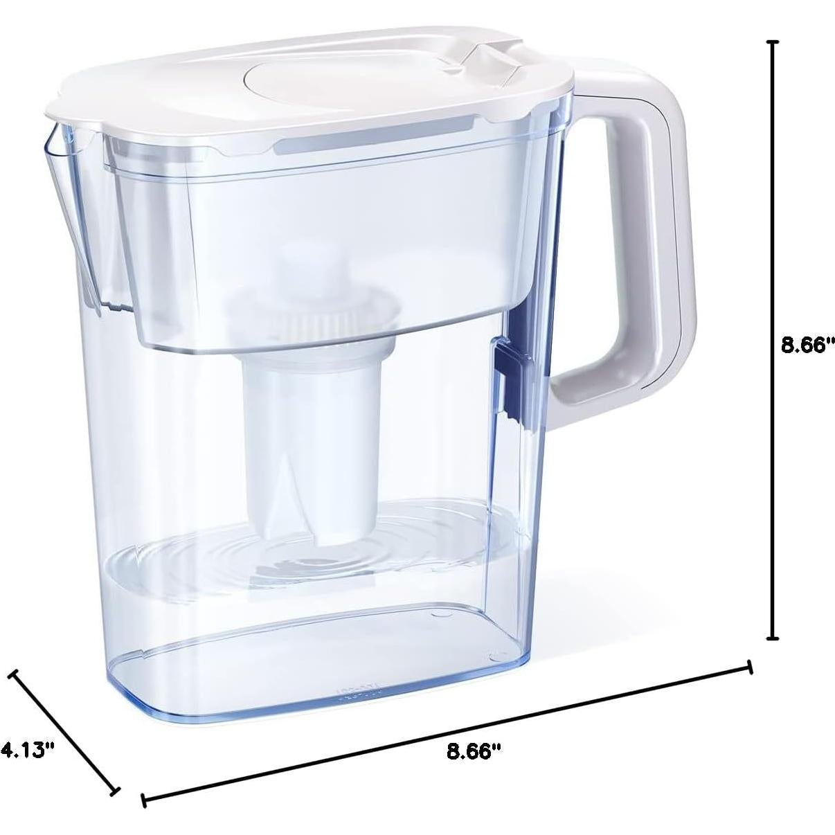 Jarra de Filtro de Agua AQUAPHOR Compacta 5 Tazas - Blanco