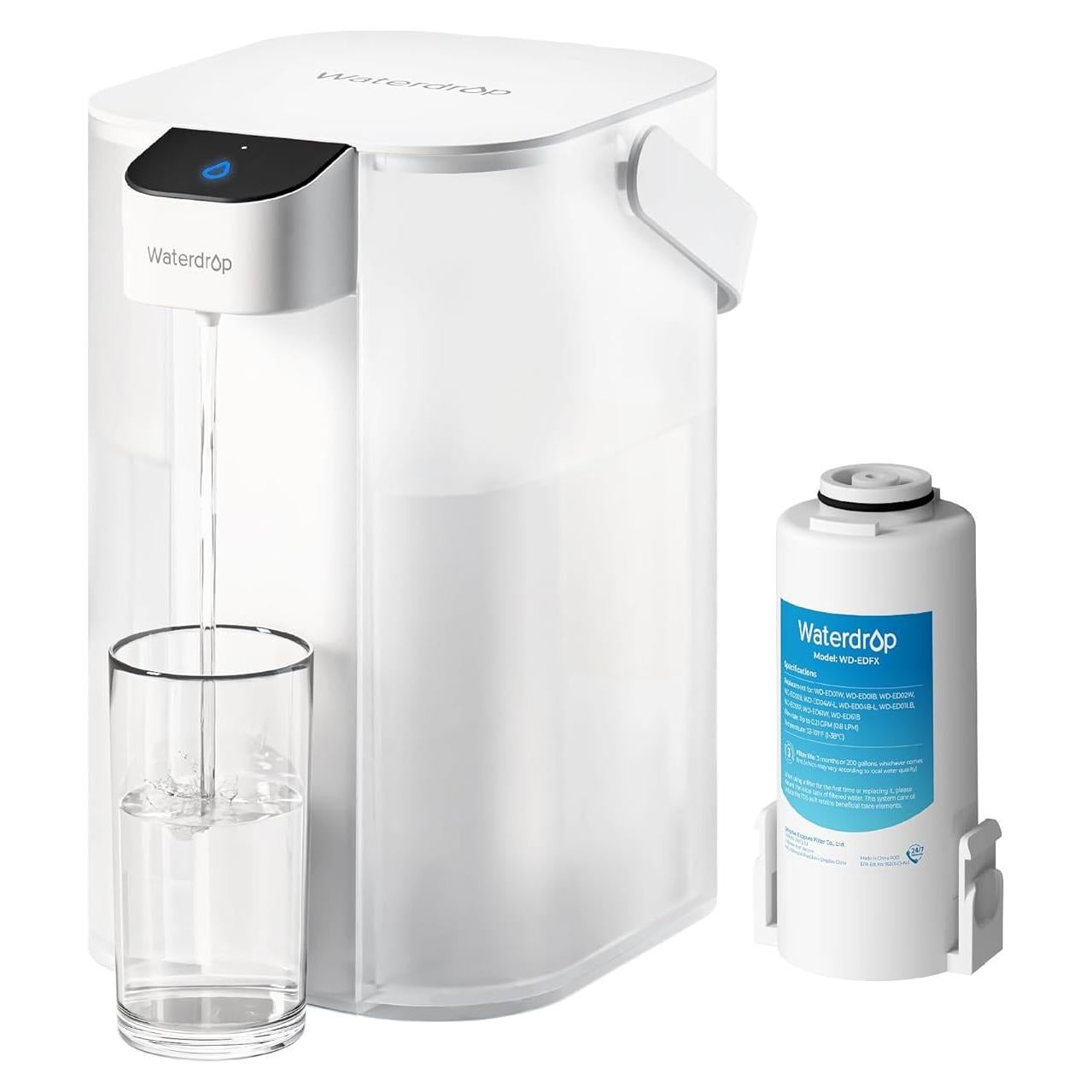 Dispensador de Agua Filtrada Waterdrop WD-ED61W 15 Tazas Blanco