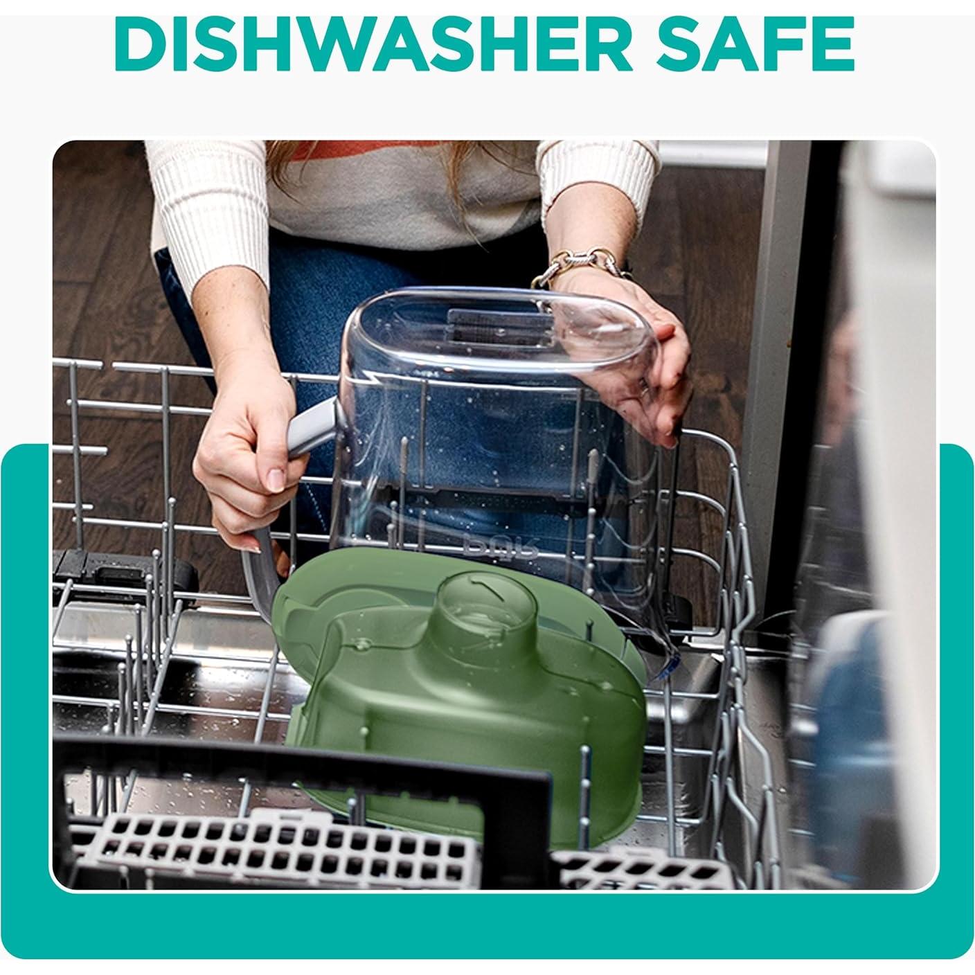 Jarra de Agua PUR Plus 11 Tazas Filtro Reductor de Plomo Salvia