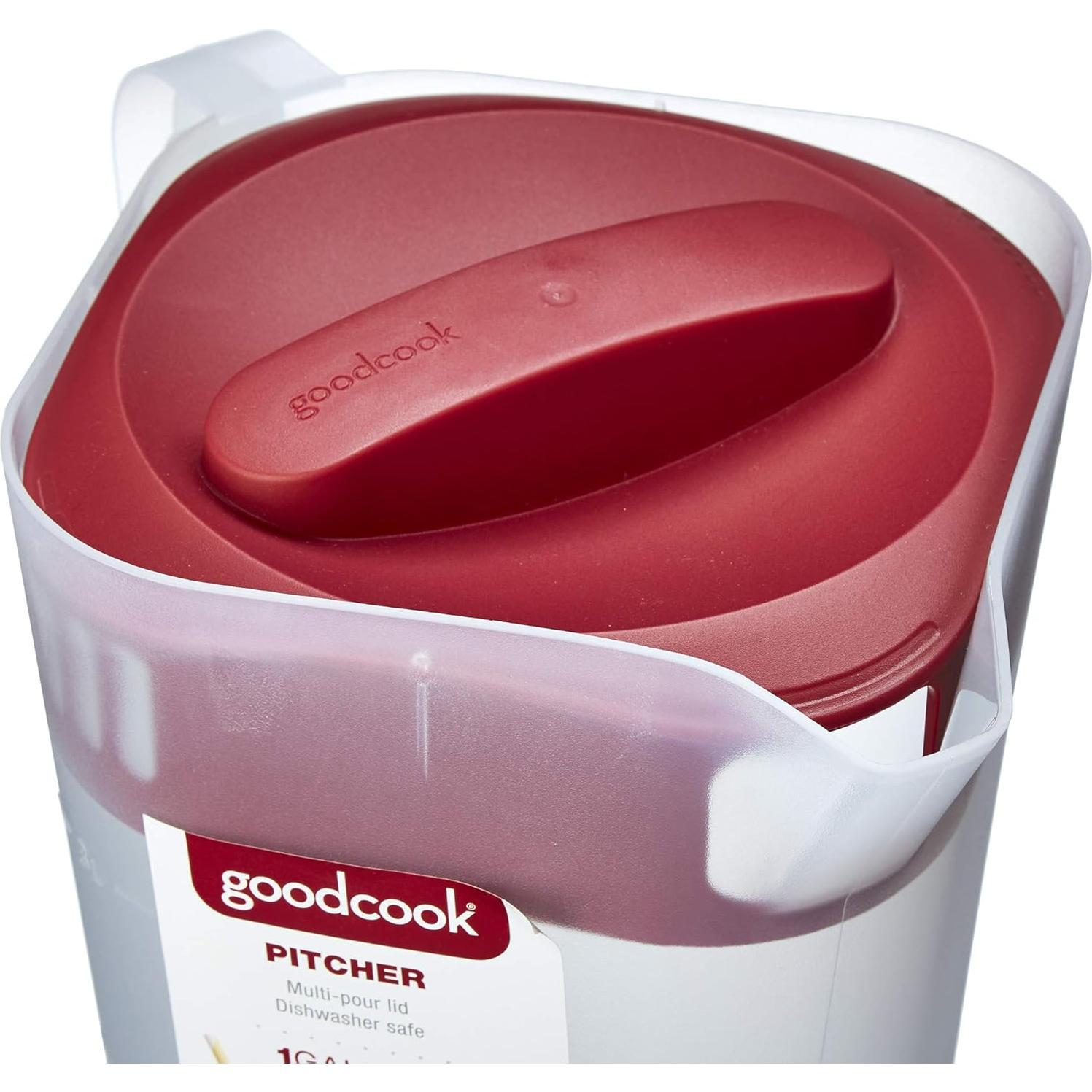 Jarra de 3.785L GoodCook con Tapa de 4 Vías Sin BPA