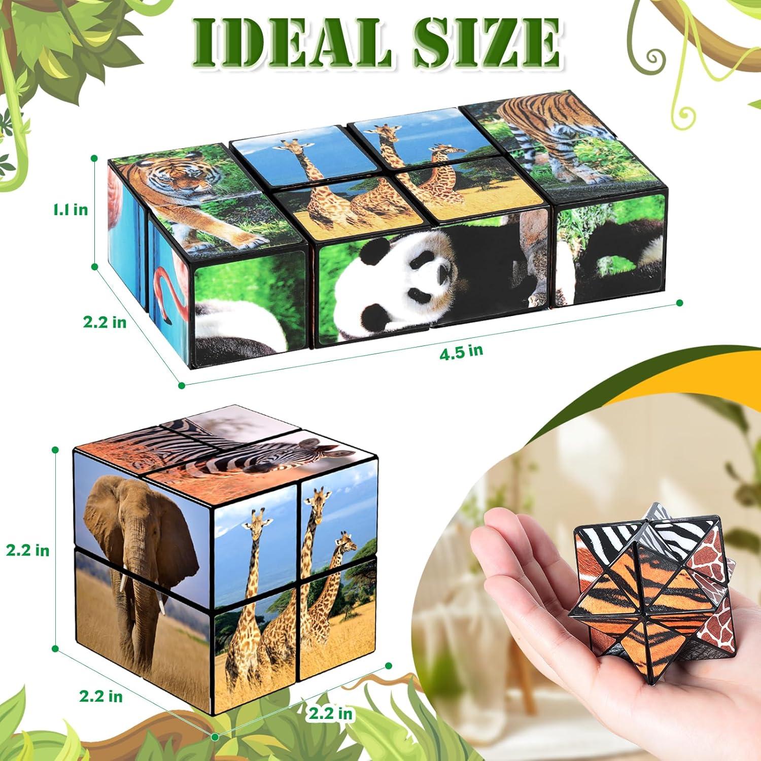 Cubo Mágico Antiestrés Star Cube 2 en 1 para Niños