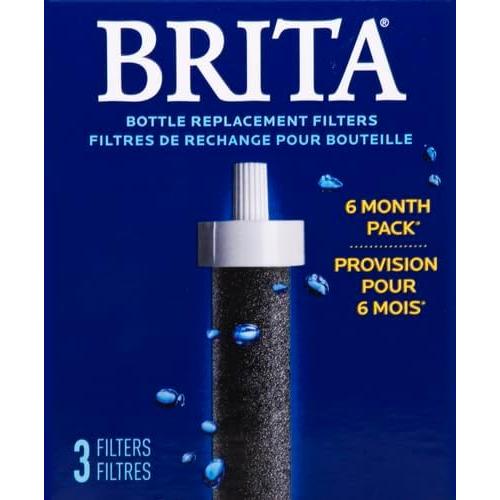 Filtros de Reemplazo Brita para Botellas de Agua - 3 Unidades