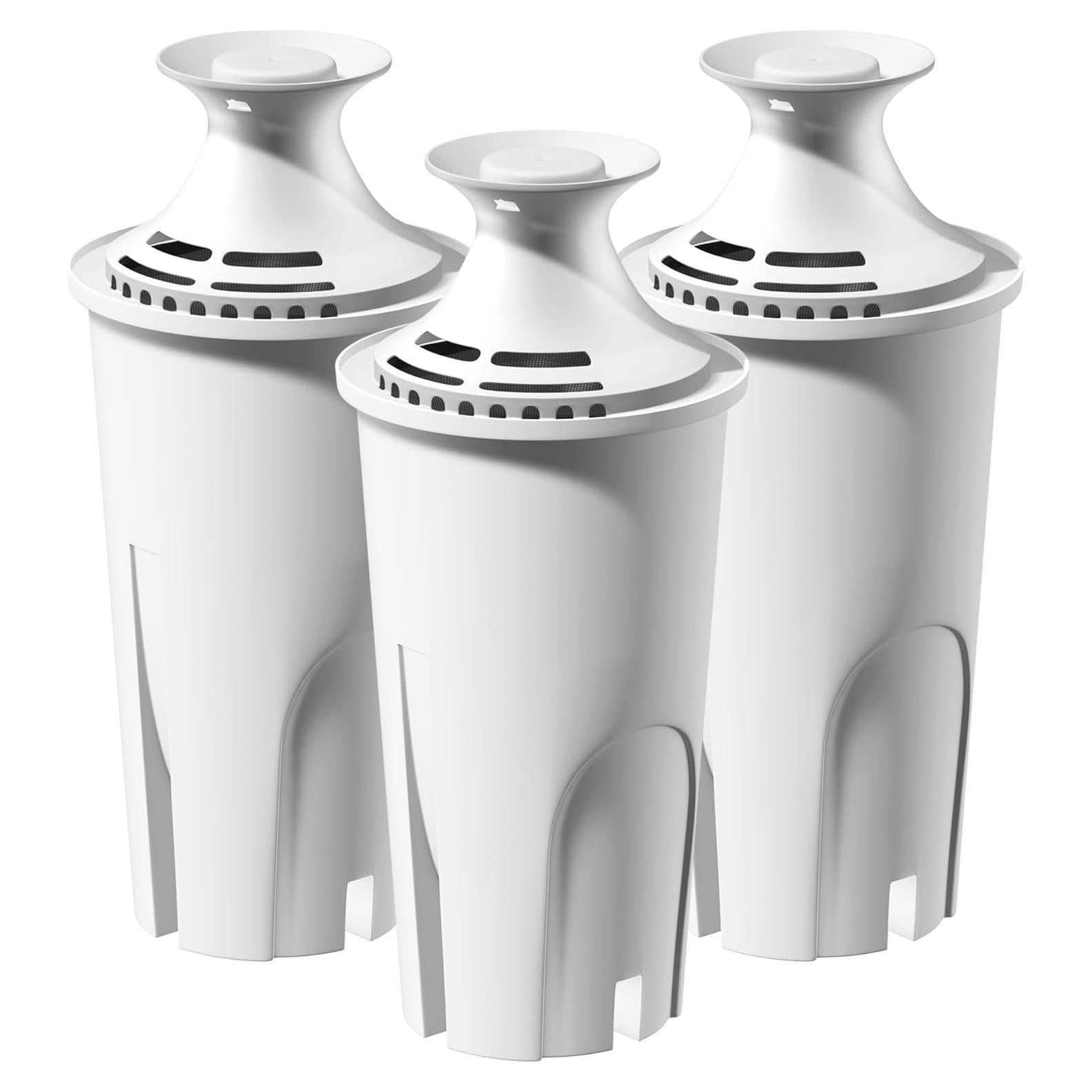 Improvedhand Water Filter Replacement Compatible with Brita Water Pitchers and Dispensers OB03, Classic 35557, Mavea 107007 and More, Pack of 3