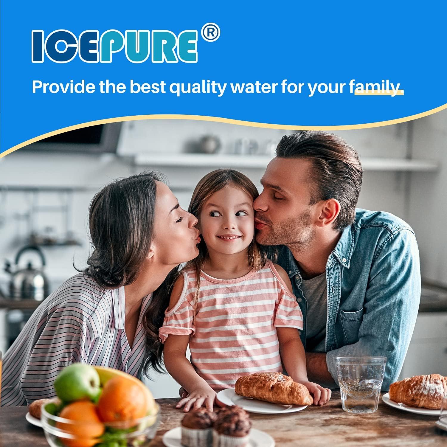 Filtro de Agua de Jarra ICEPURE JFC001 3 Pack Compatible Brita