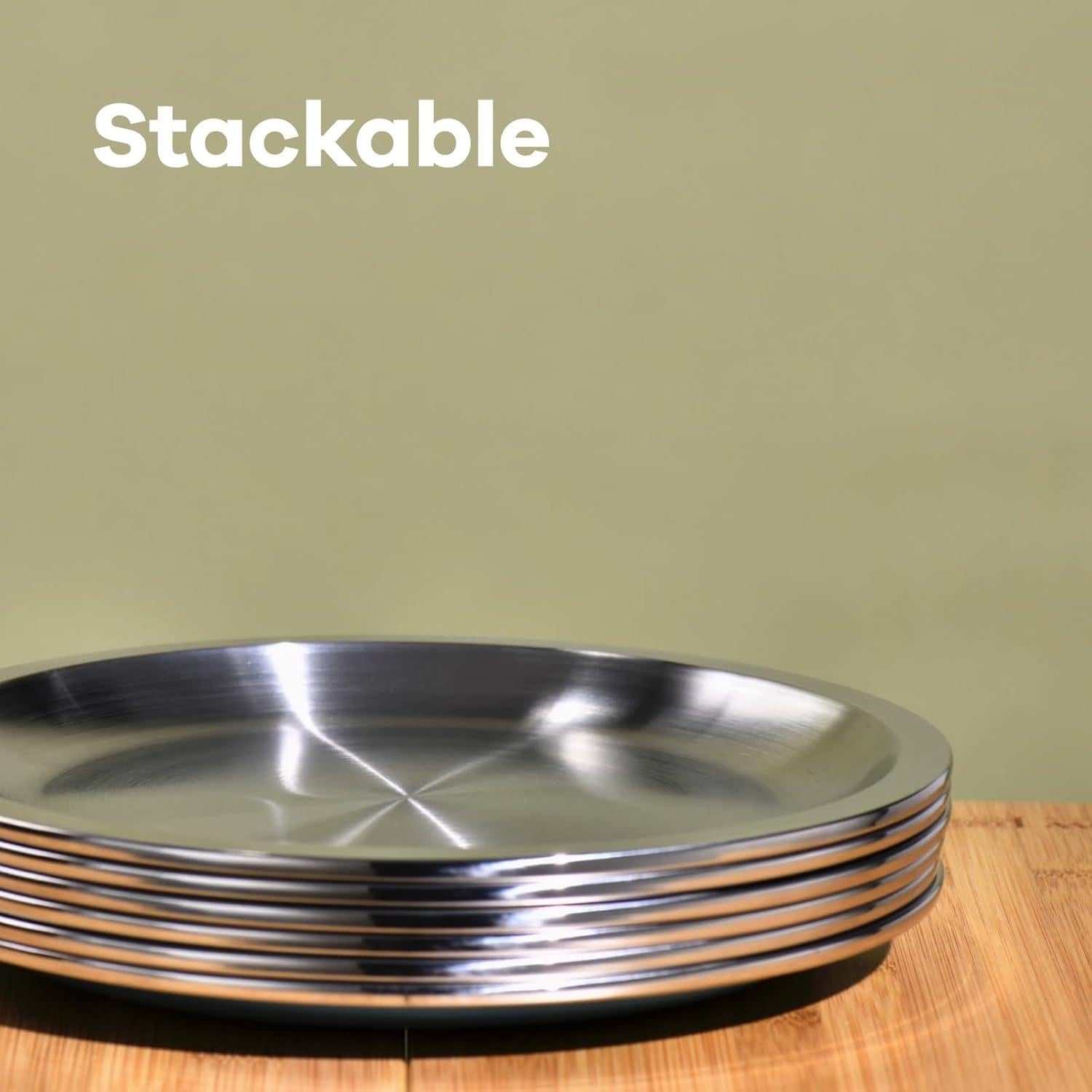 Plato de Camping Hydro Flask 23.5 cm Acero Inoxidable Aislado