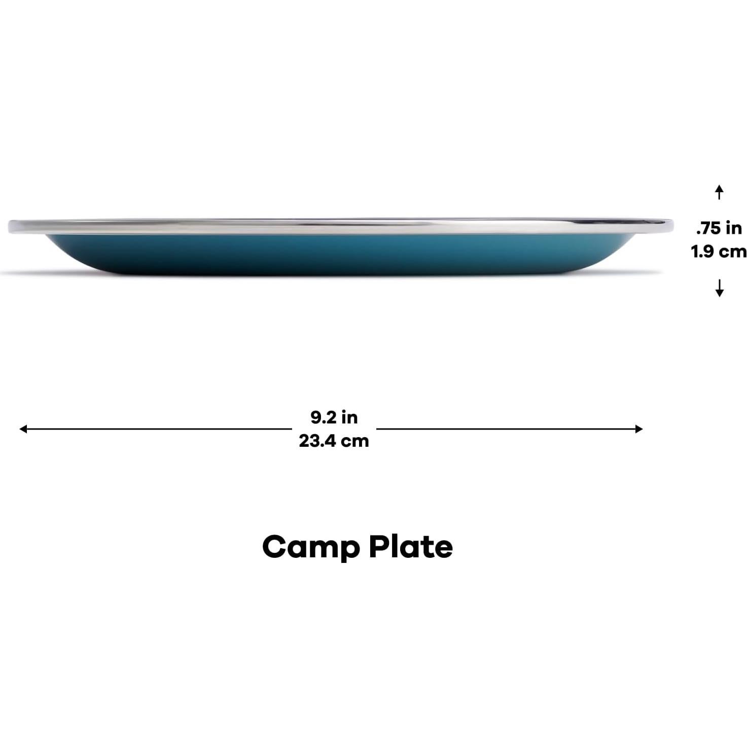 Plato de Camping Hydro Flask 23.5 cm Acero Inoxidable Aislado