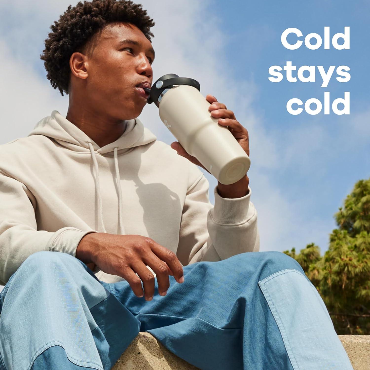 Botella de Agua Aislada Hydro Flask 32 Oz con Popote Flexible