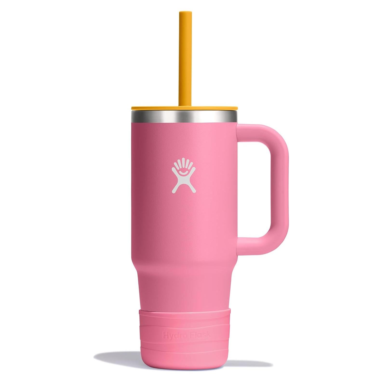 Taza de Viaje Hydro Flask Kids 24 Oz Rosa Dahlia Aislada
