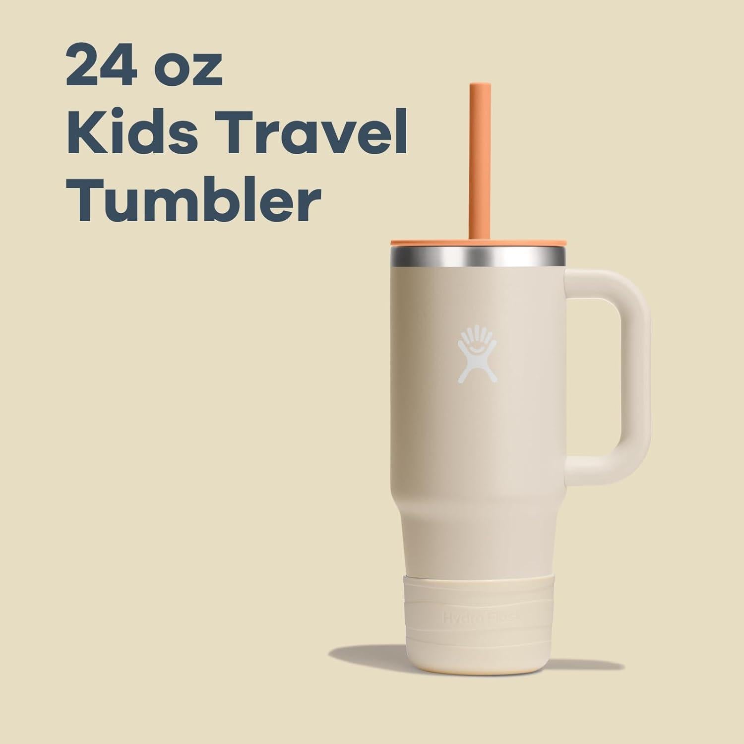 Taza de Viaje Hydro Flask Kids 24 Oz Rosa Dahlia Aislada