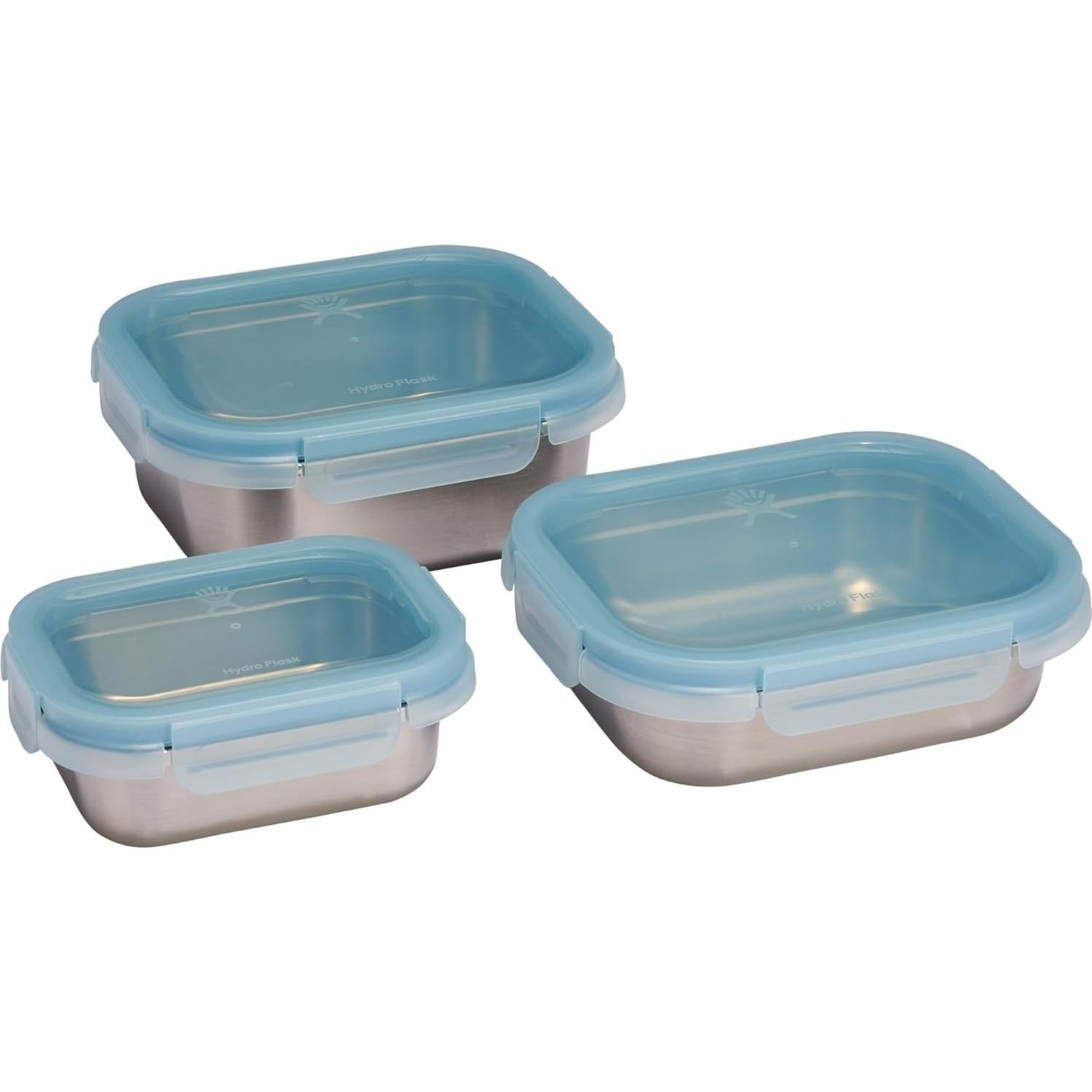 Paquete de Contenedores de Comida Hydro Flask 2, 3.5 y 5 Tazas