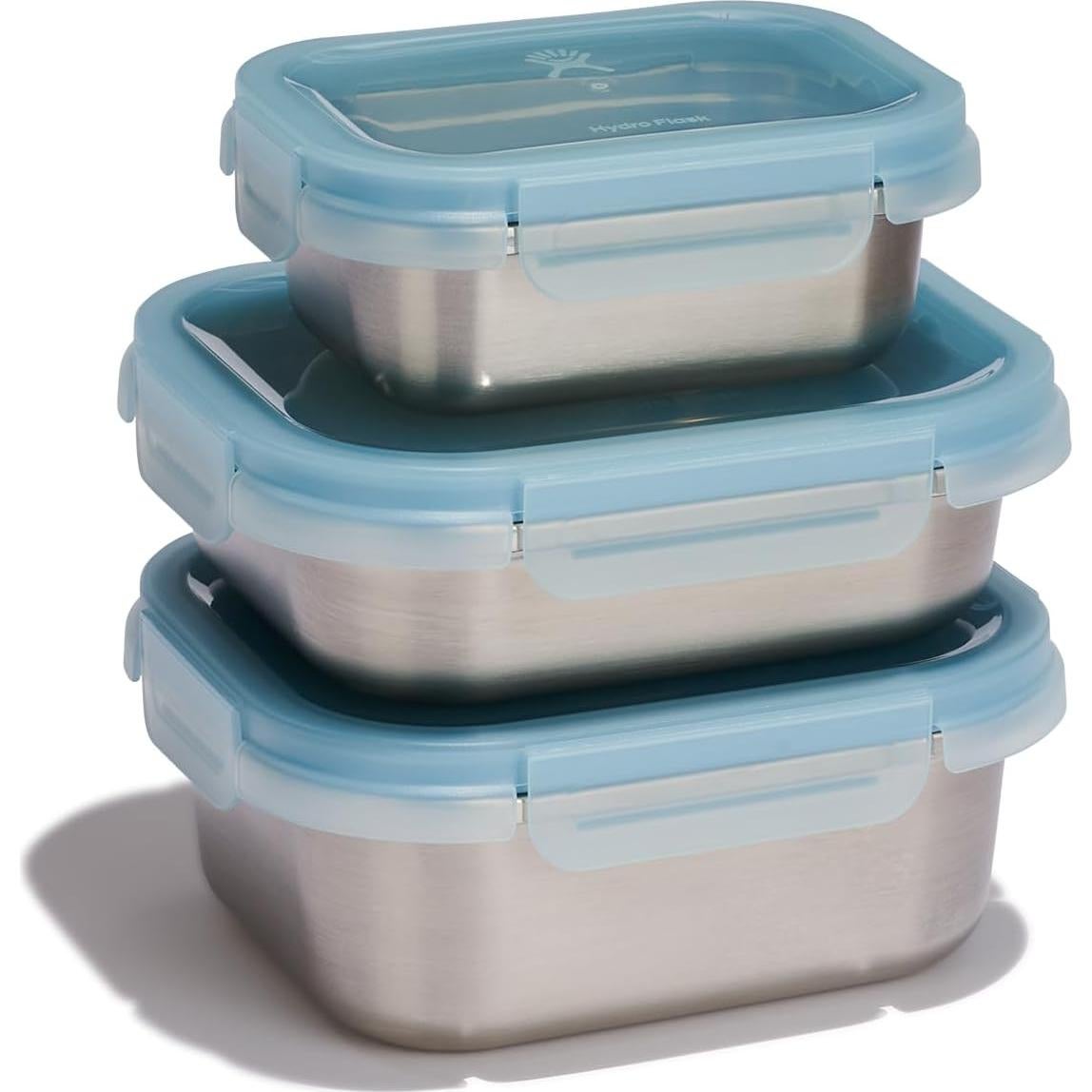 Paquete de Contenedores de Comida Hydro Flask 2, 3.5 y 5 Tazas