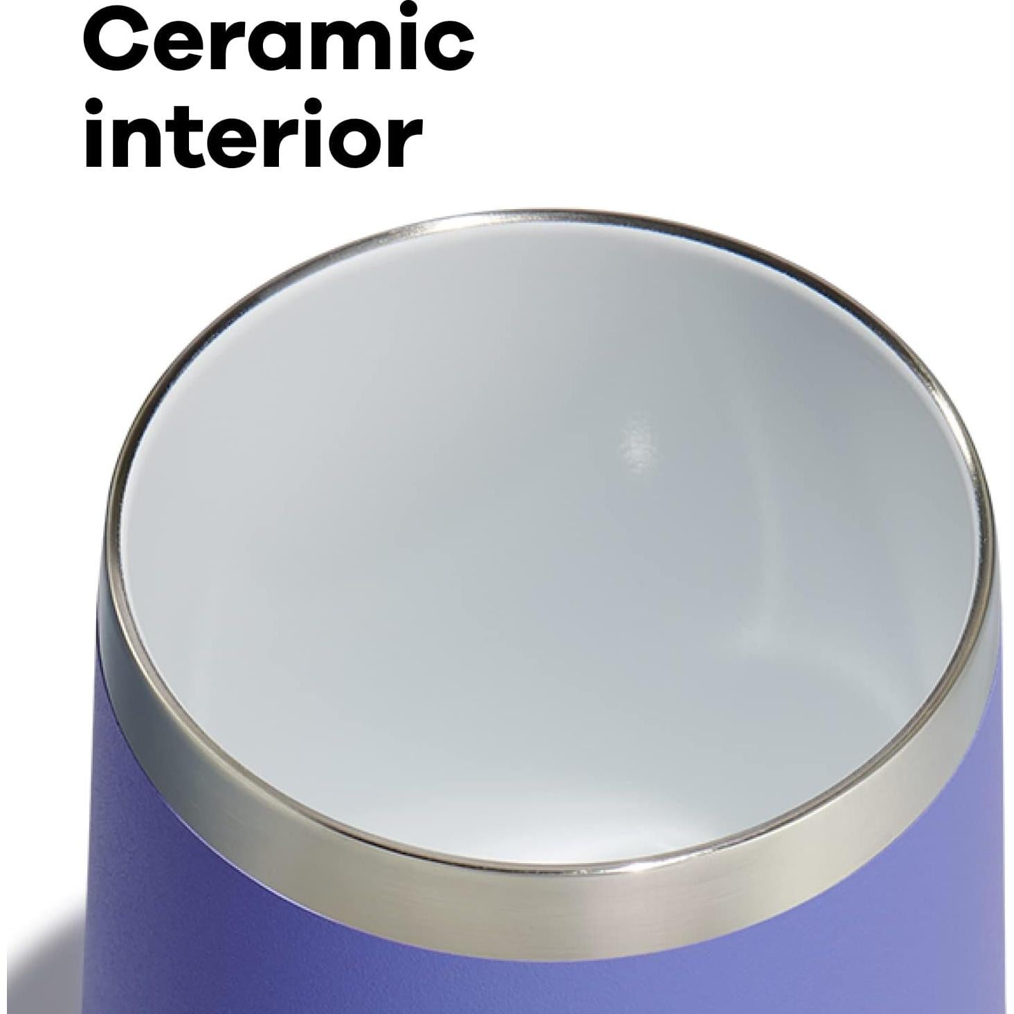 Vaso de vino Hydro Flask 295 ml Aislado Cerámica Rosa Trillium