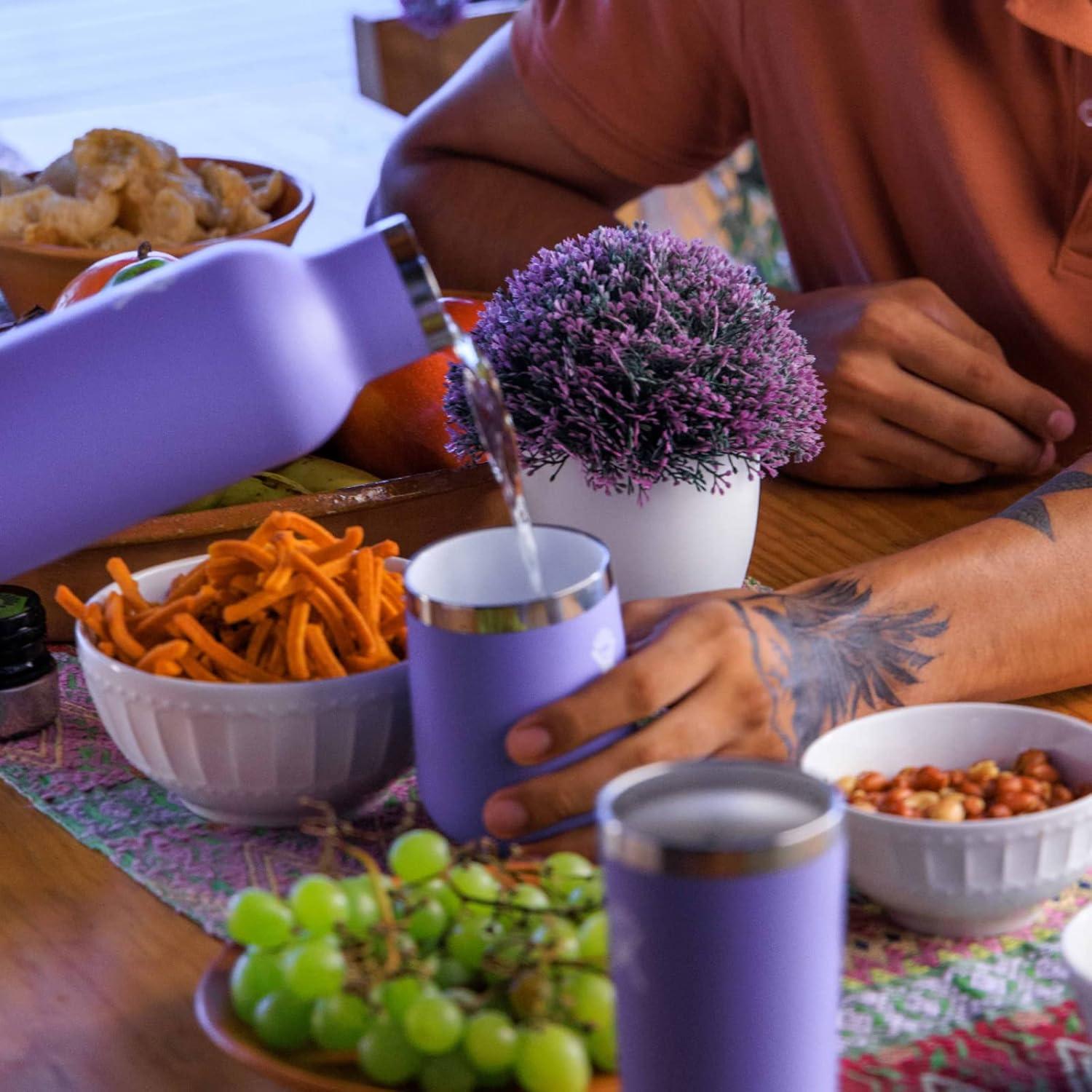 Vaso de vino Hydro Flask 295 ml Aislado Cerámica Rosa Trillium