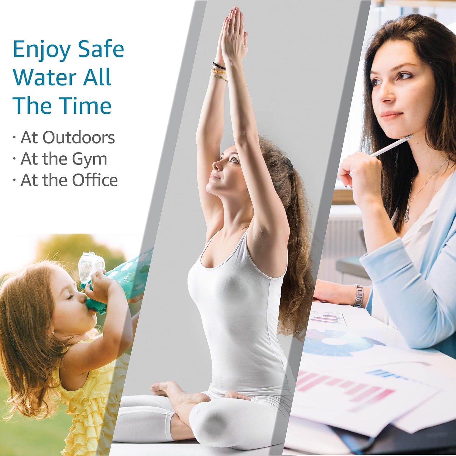 Filtro de Agua AQUACREST BB02 para Botella Brita Soft Squeeze - 2 Unidades