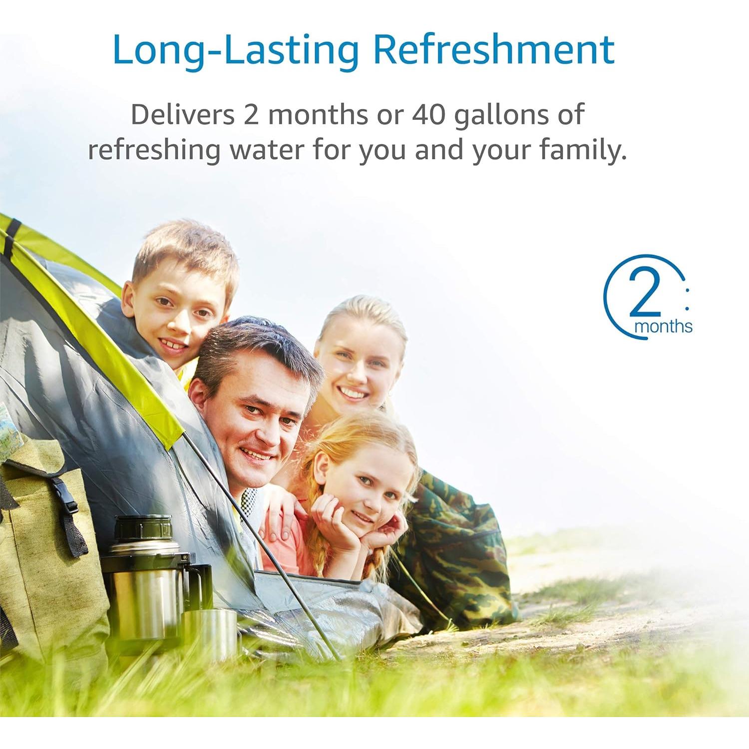 Filtro de Agua AQUACREST BB02 para Botella Brita Soft Squeeze - 2 Unidades