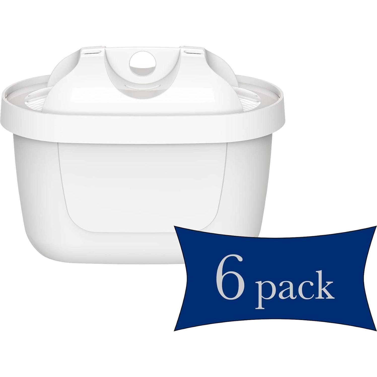 Filtro de Agua NRP 6-pack Compatible con Jarras Brita y Mavea