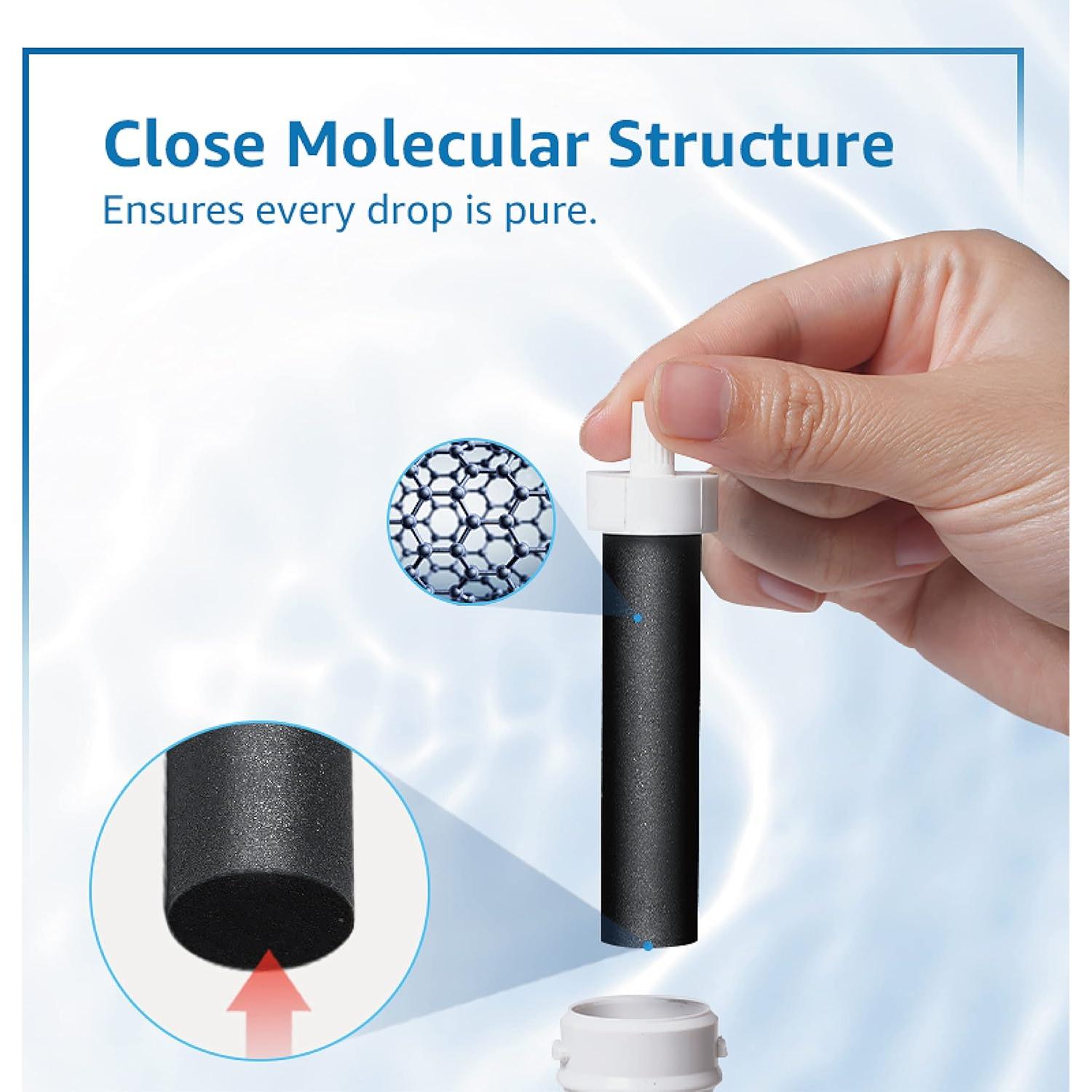 Filtro de Agua Filterlogic FL-BB06, Paquete de 6, Compatible Brita