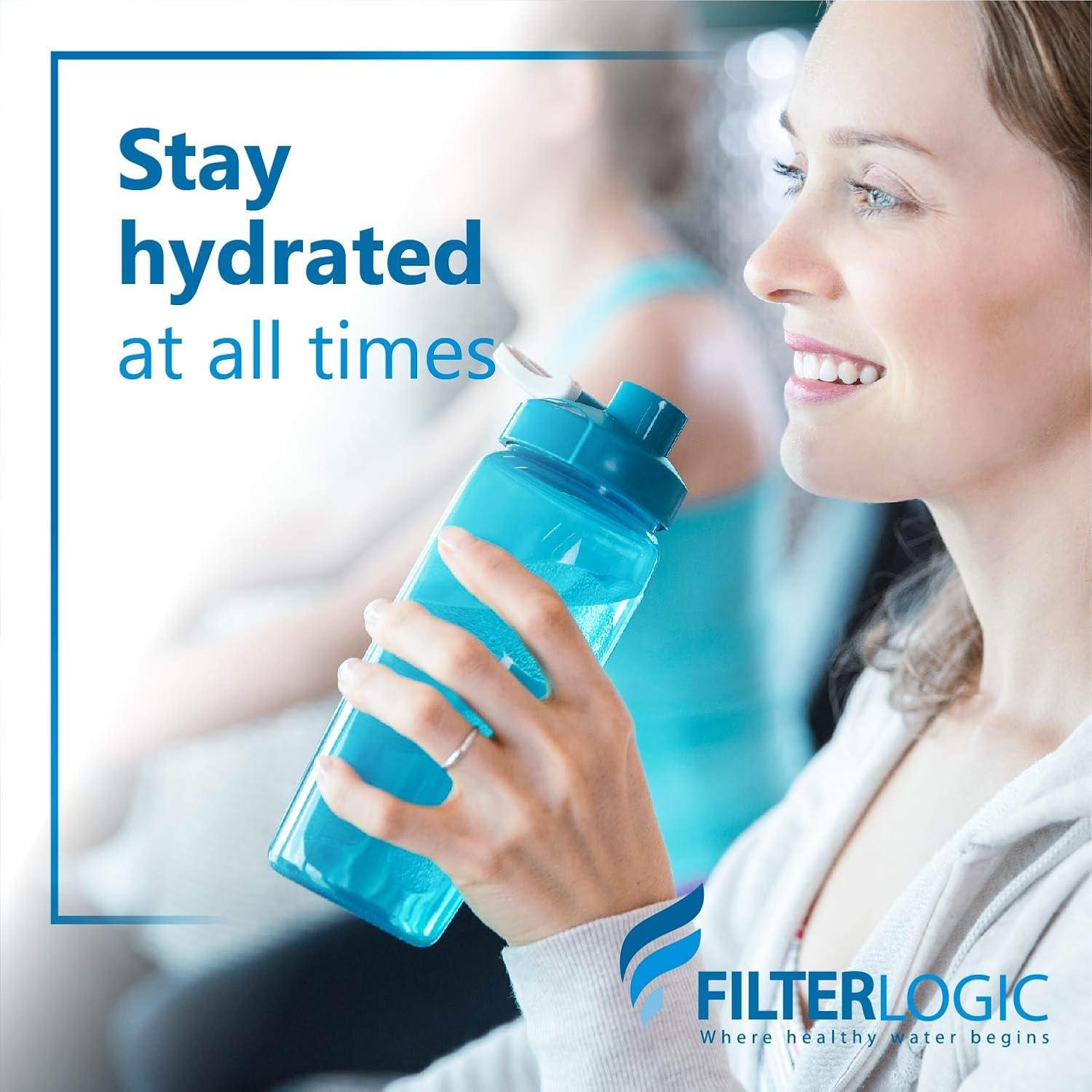 Filtro de Agua Filterlogic FL-BB06, Paquete de 6, Compatible Brita