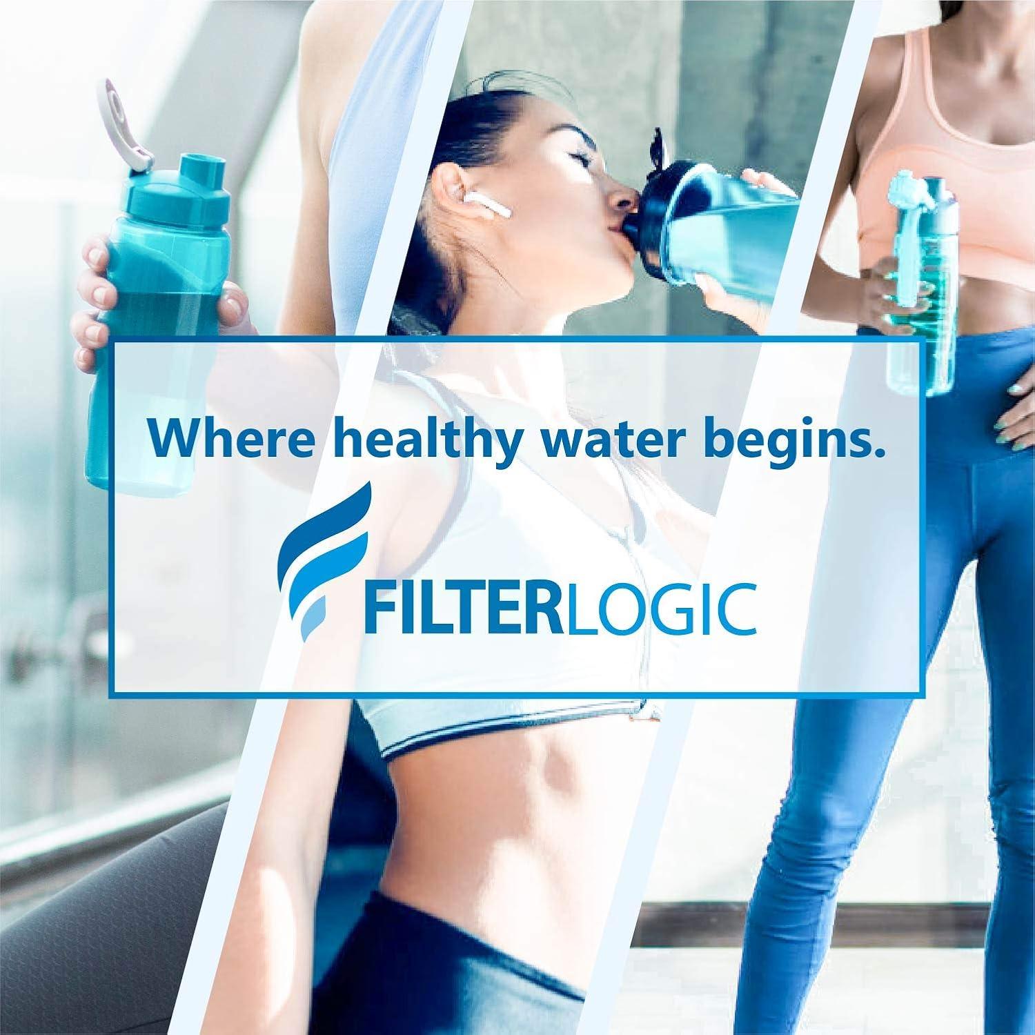 Filtro de Agua Filterlogic FL-BB06, Paquete de 6, Compatible Brita