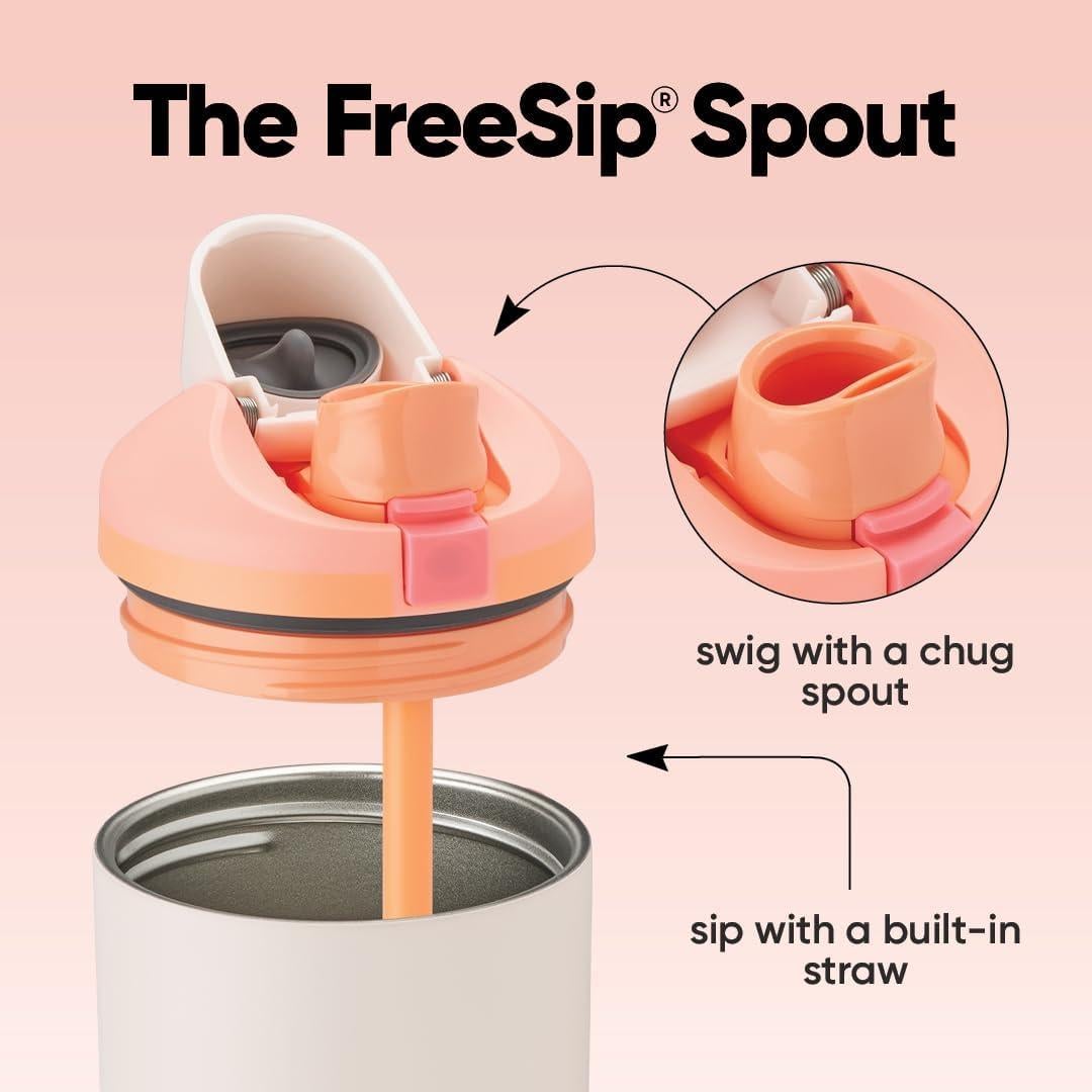 Owala FreeSip Tumbler Acero Inoxidable 40 oz Naranja 1.18 L