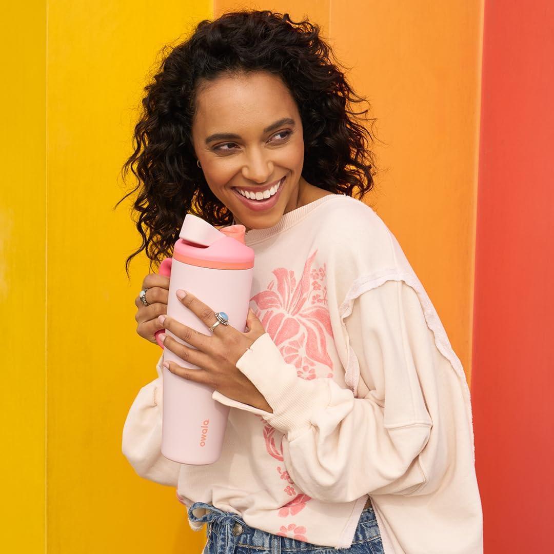 Owala FreeSip Tumbler Acero Inoxidable 40 oz Naranja 1.18 L