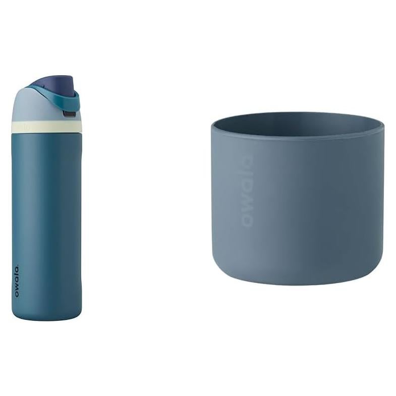 Botella de Agua Owala FreeSip 24 oz Acero Inoxidable Aislada