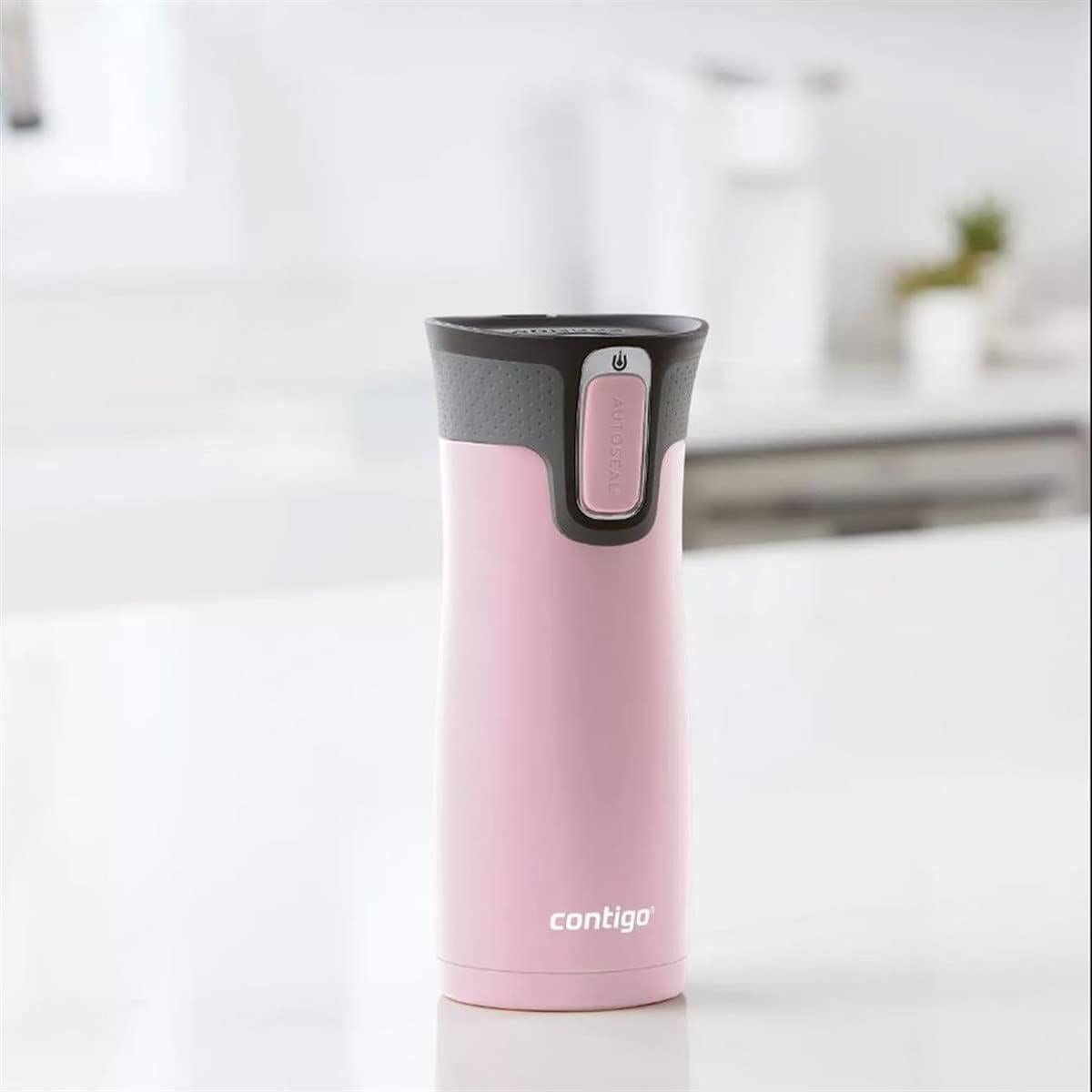 Taza Térmica Contigo West Loop 450 ml Rosa Milenial a Prueba de Fugas