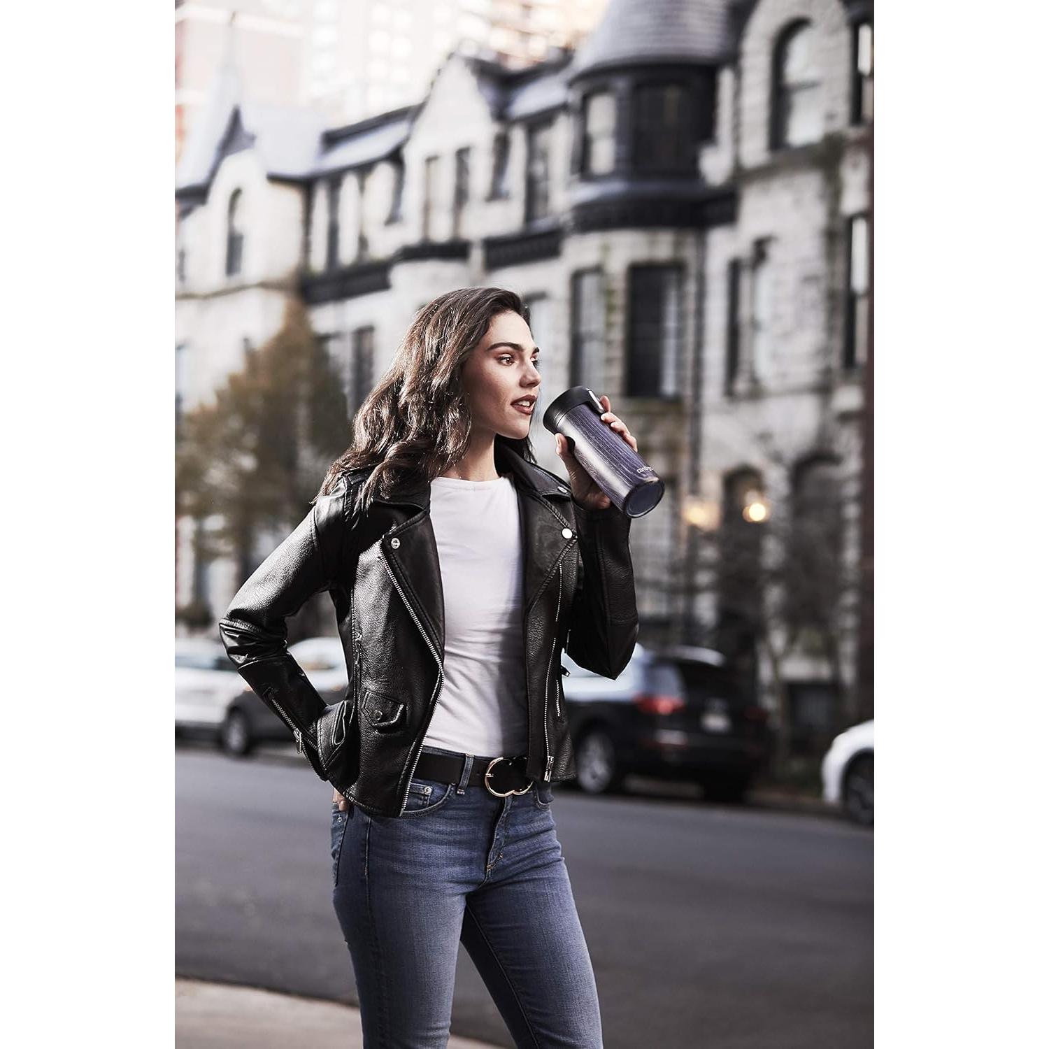 Taza de Viaje Contigo Pinnacle 300 ml Acero Inoxidable Mate