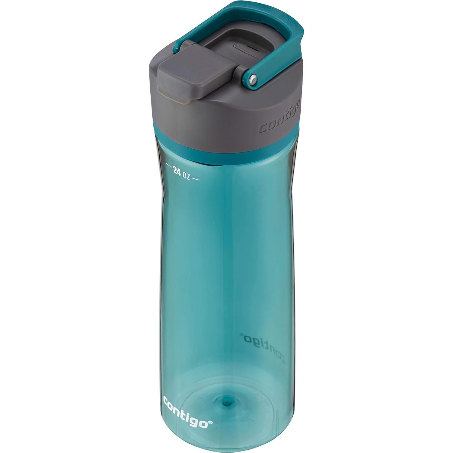 Botella de Agua Contigo AUTOSEAL 24oz Plástico Libre BPA Verde