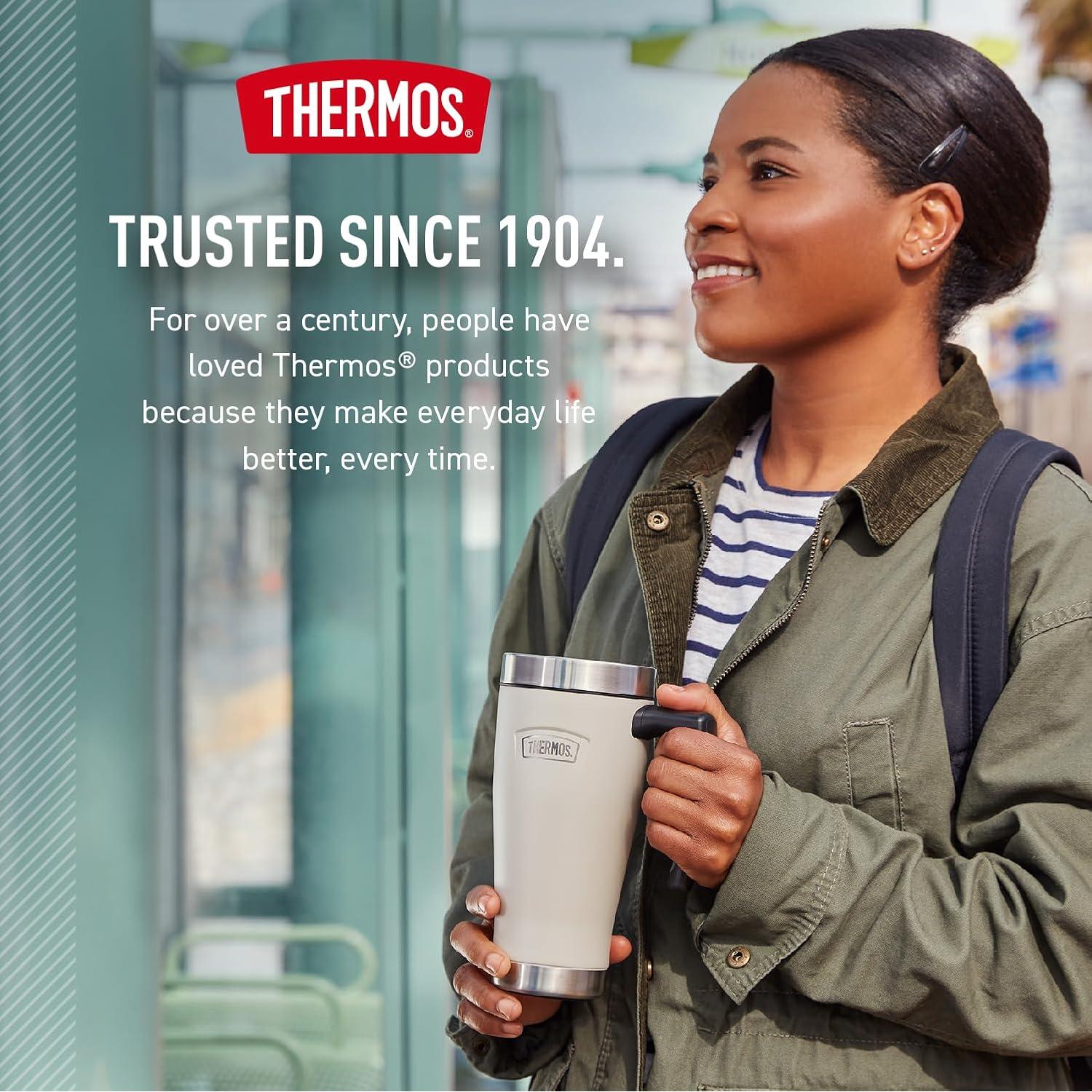 Taza Aislada THERMOS Serie ICON Acero Inoxidable 0.47 L Rosa