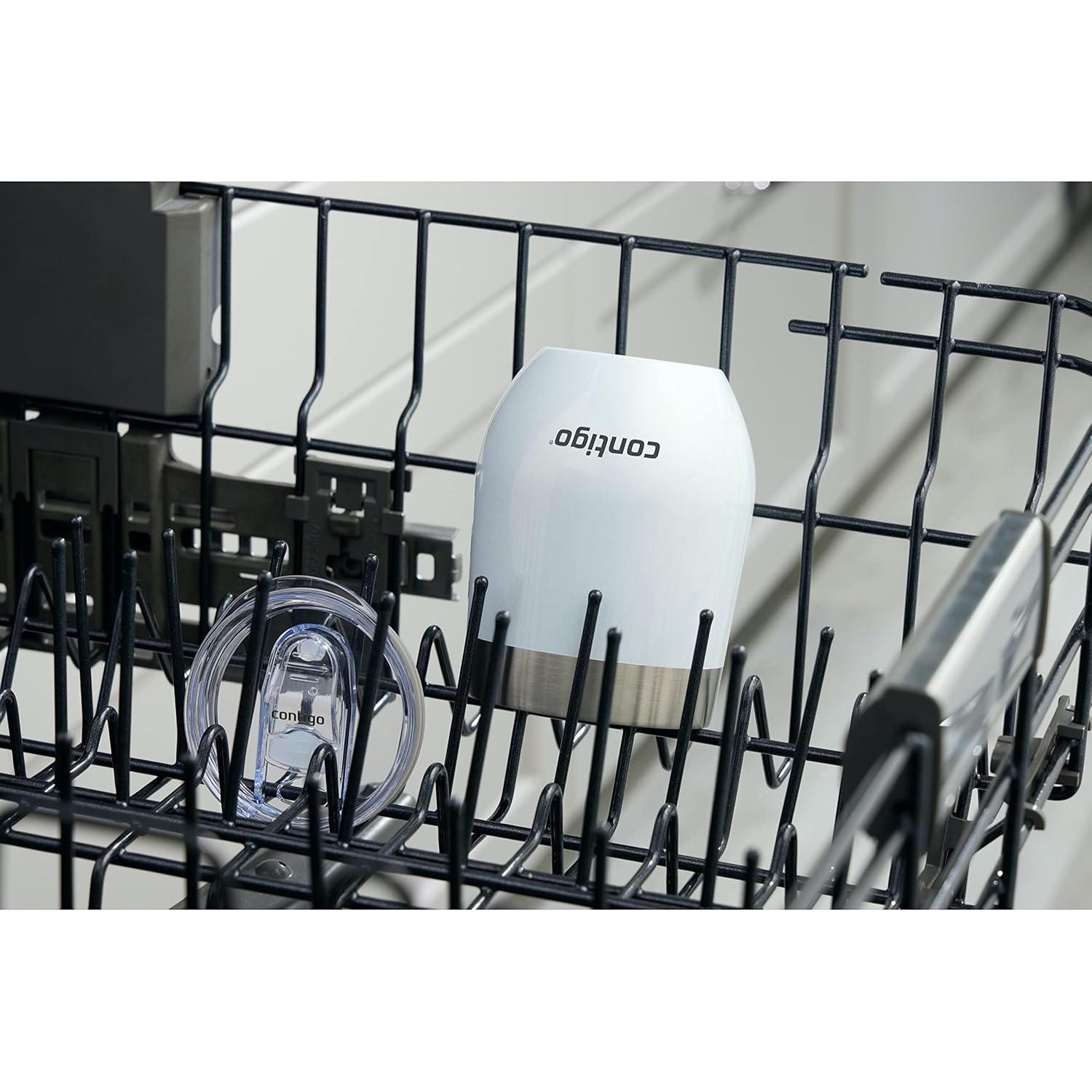 Vaso de Acero Inoxidable Contigo River North 355ml con Tapa