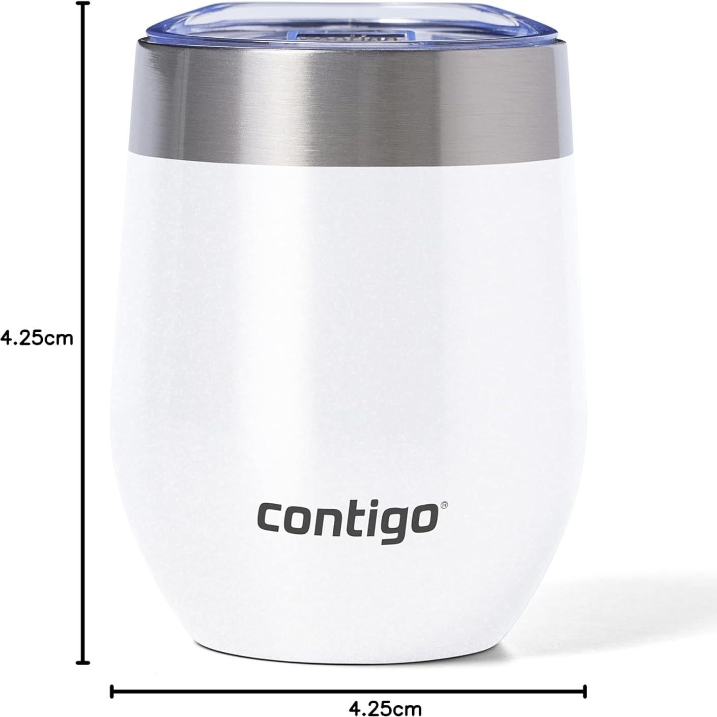 Vaso de Acero Inoxidable Contigo River North 355ml con Tapa