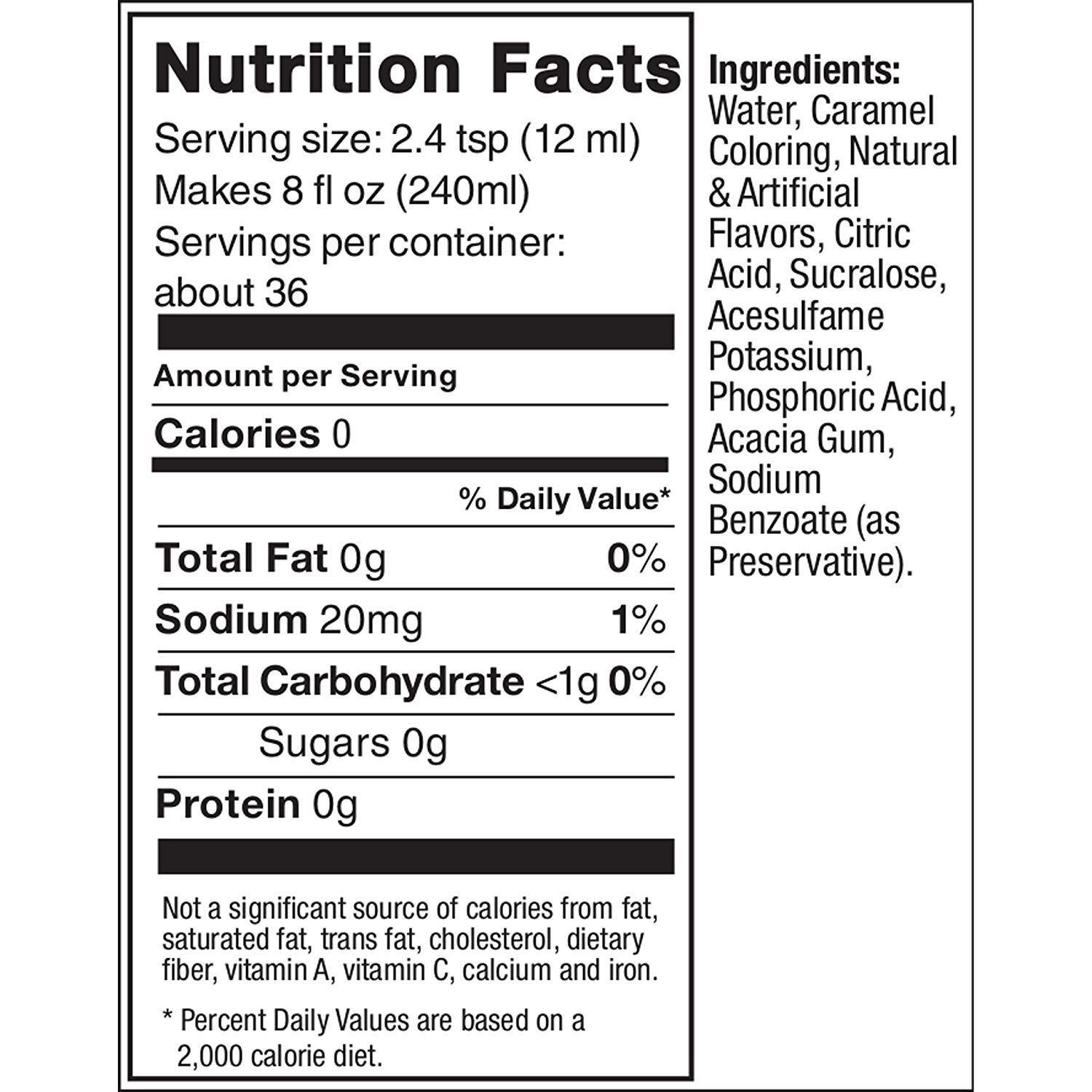 SodaStream Cola Dietética Sin Cafeína 3 Pack 1.32L