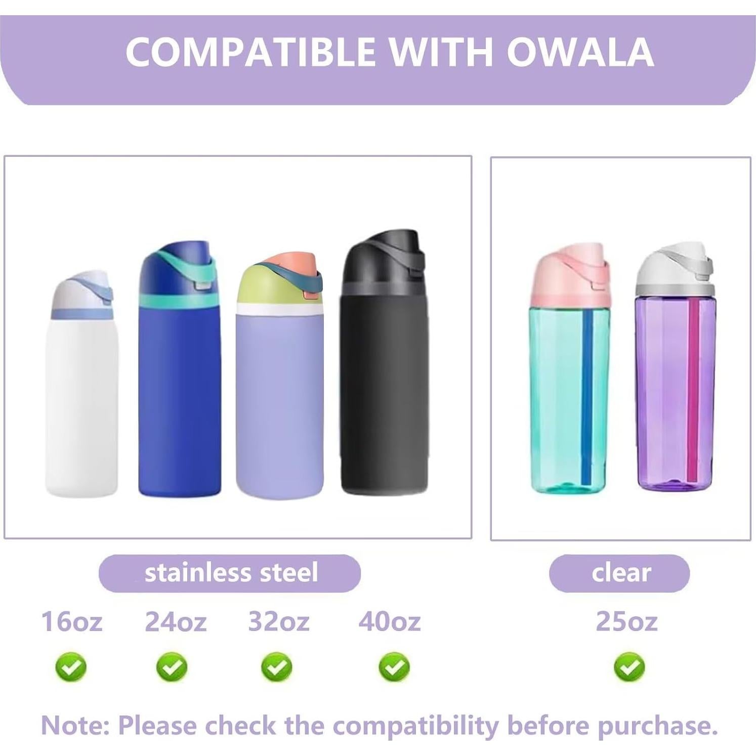 Tapa de Reemplazo Owala Freesip 24oz Naranja a Prueba de Fugas