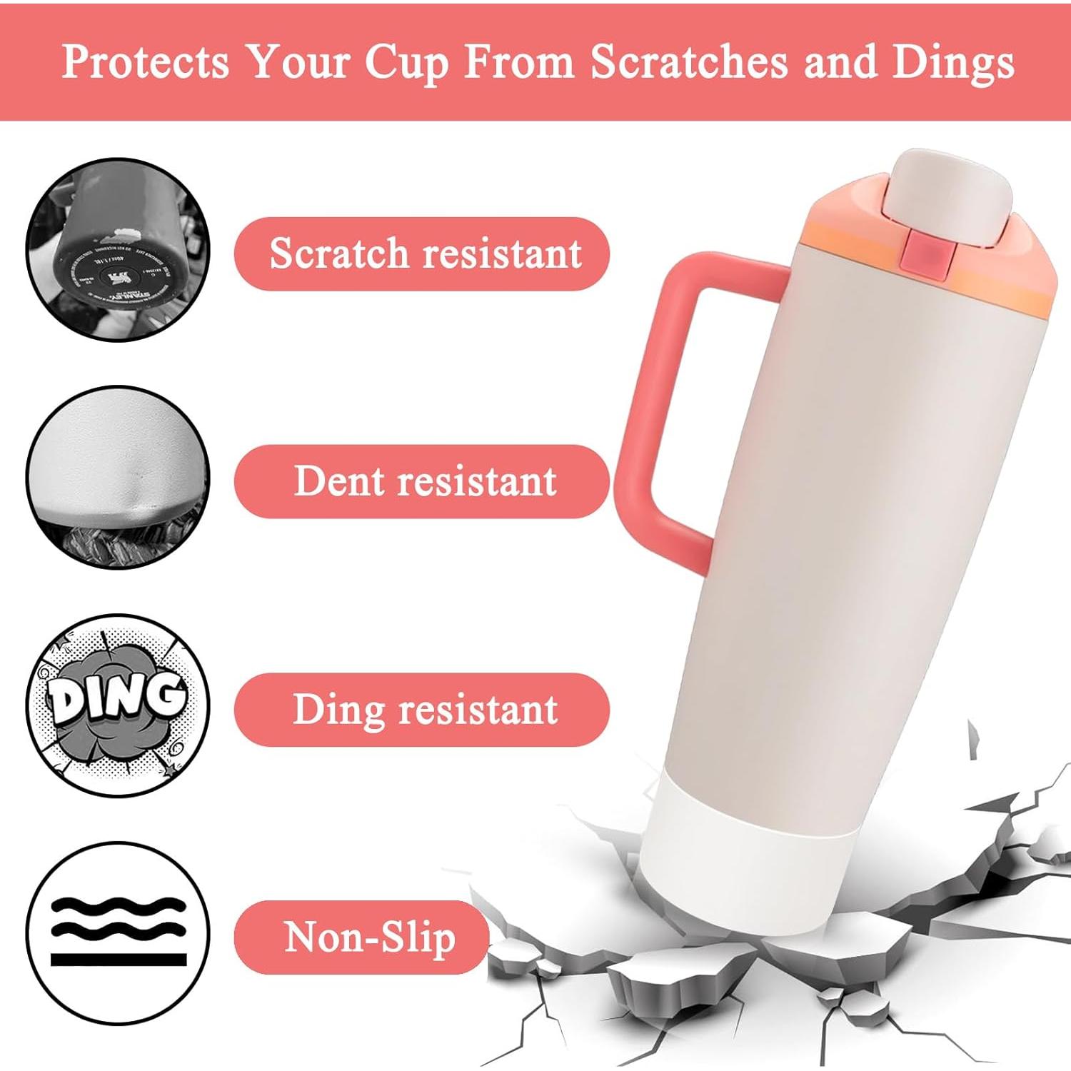 2 Pcs Botín de Silicona XZESH para Botellas Owala 887ml y 1183ml