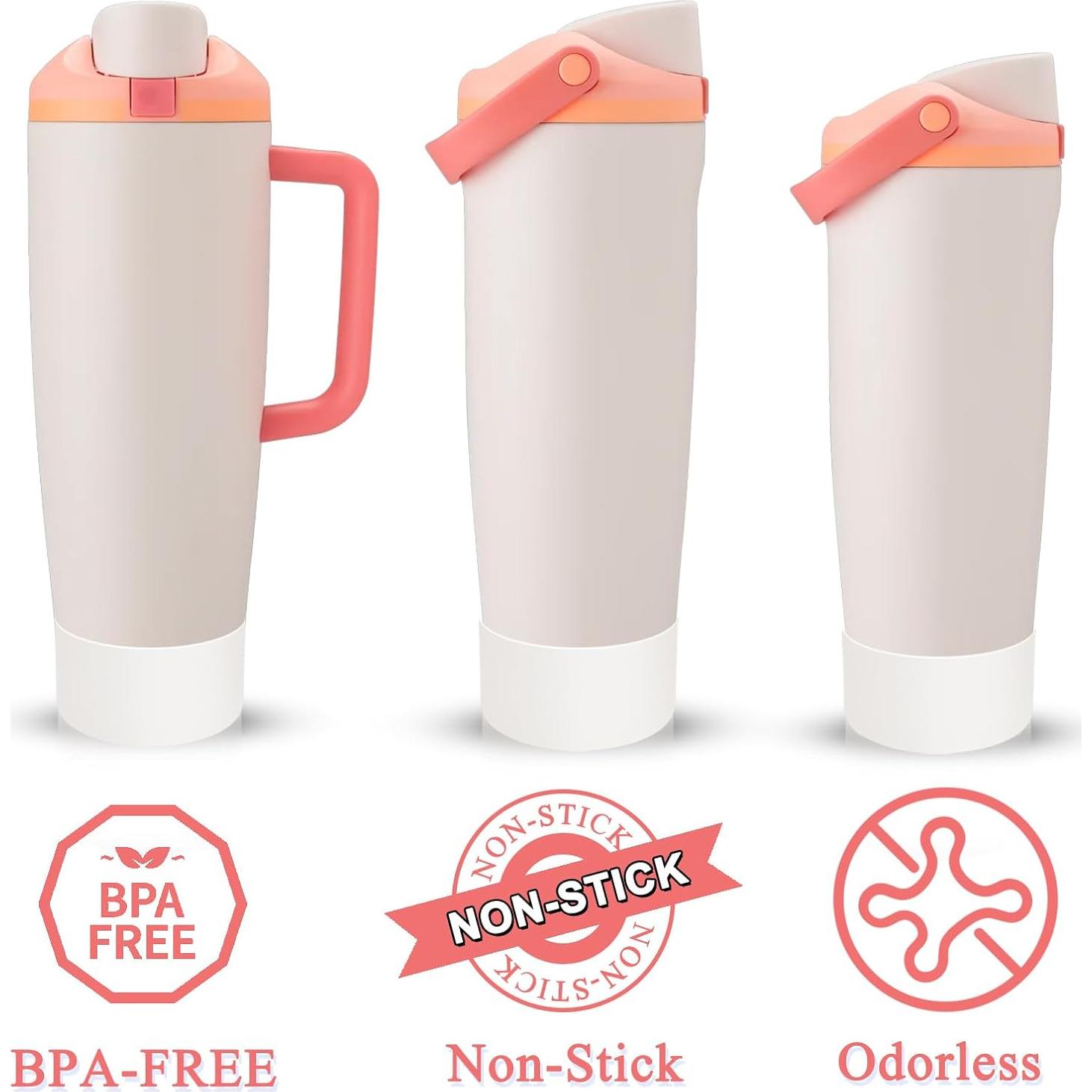 2 Pcs Botín de Silicona XZESH para Botellas Owala 887ml y 1183ml