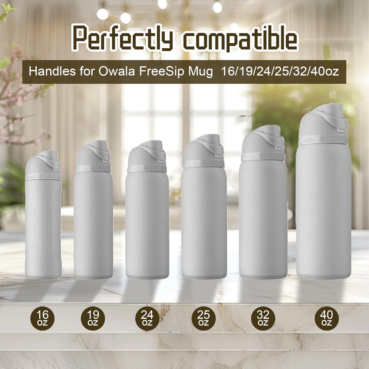 Mangos de Repuesto para Botellas Owala 24oz 32oz JTJEI - 2 Piezas Color Denim