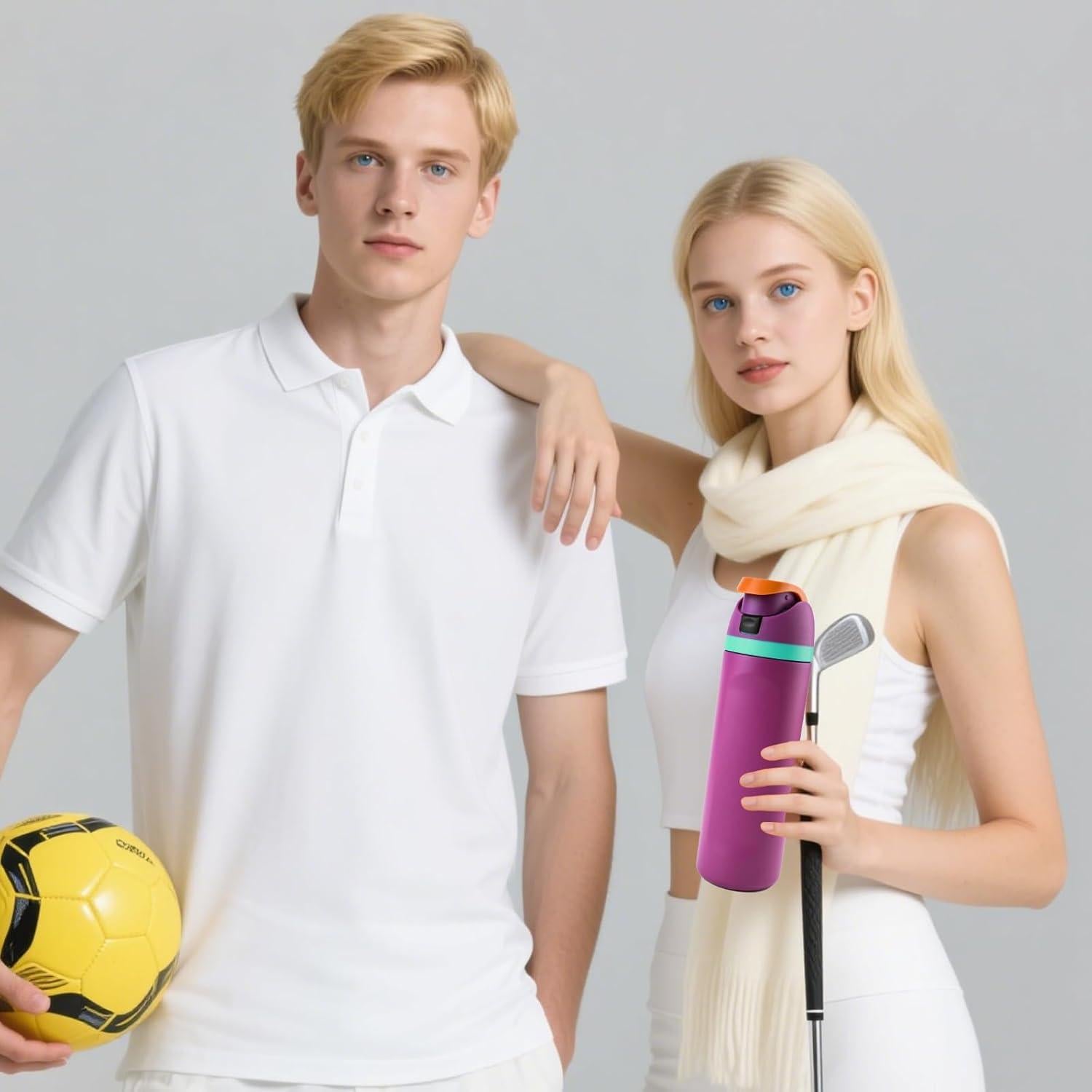 Mangos de Repuesto para Botellas Owala 24oz 32oz JTJEI - 2 Piezas Color Denim