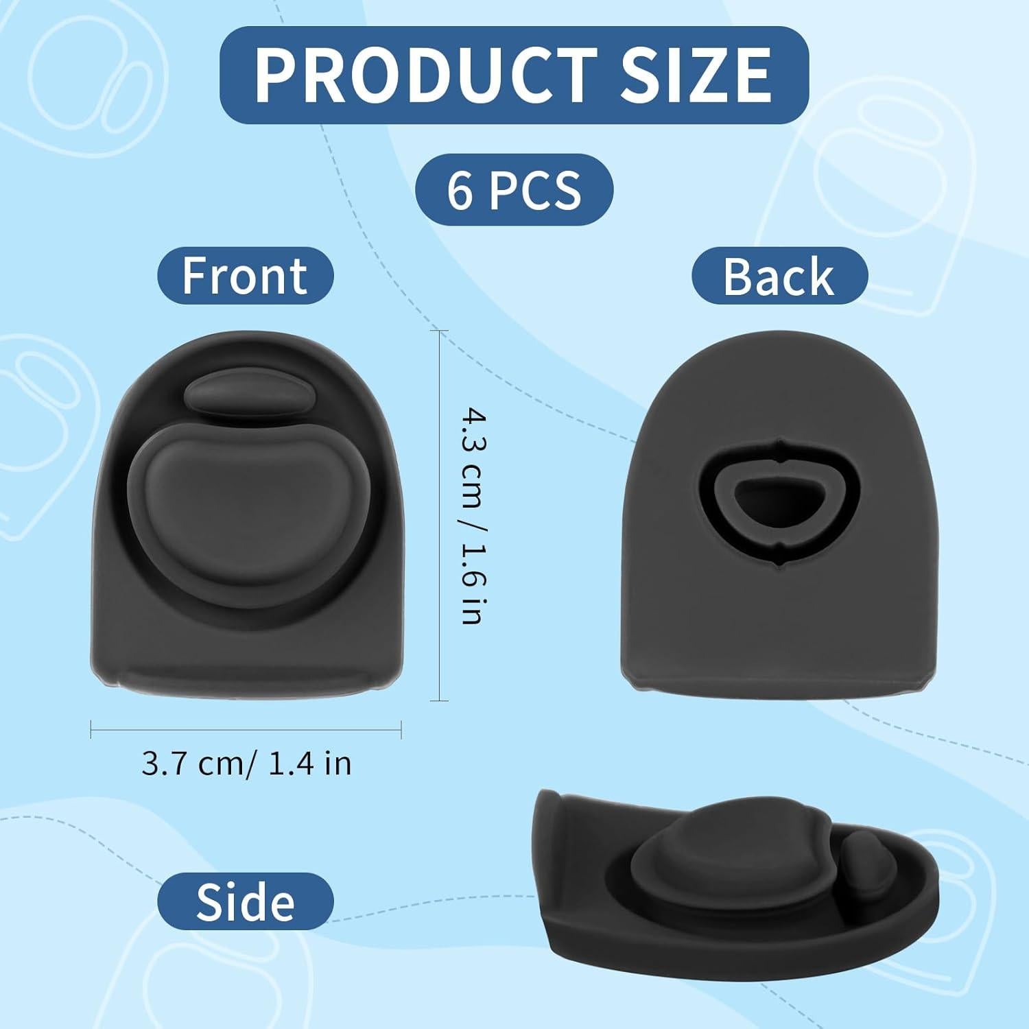 6 Tapones de Silicona Reemplazo Owala FreeSip 0.47-1.18L