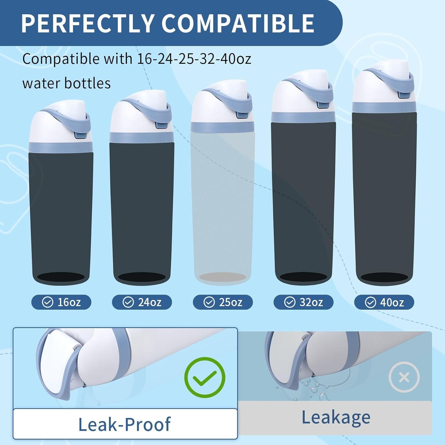 6 Tapones de Silicona Reemplazo Owala FreeSip 0.47-1.18L