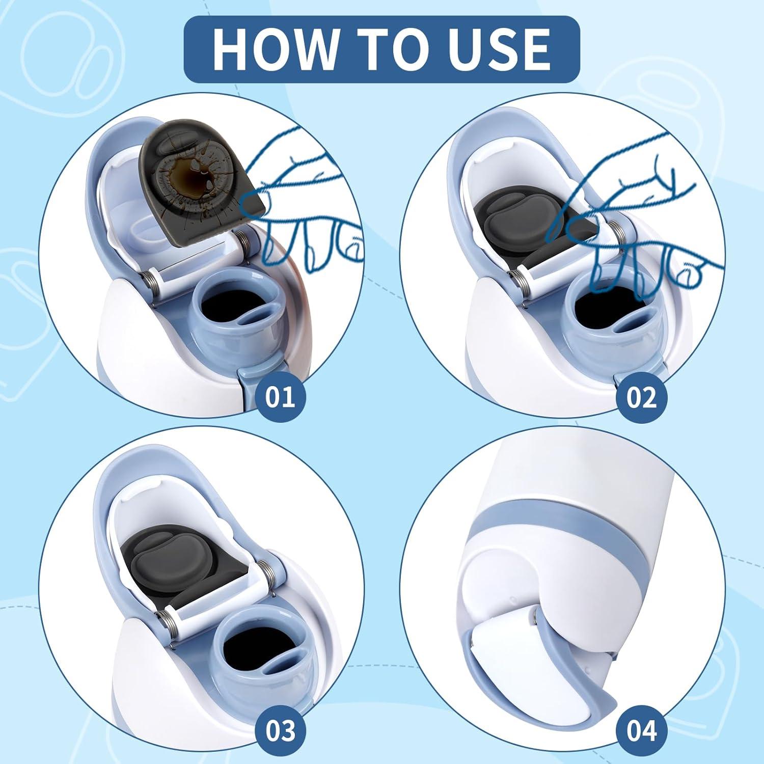 6 Tapones de Silicona Reemplazo Owala FreeSip 0.47-1.18L