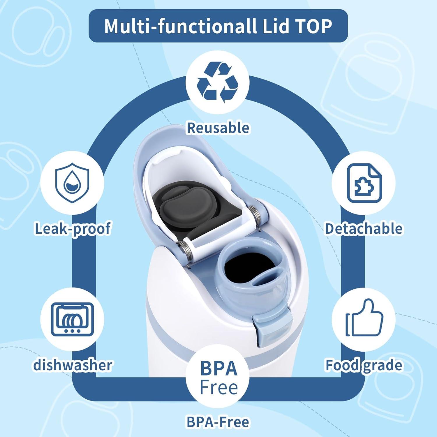 6 Tapones de Silicona Reemplazo Owala FreeSip 0.47-1.18L