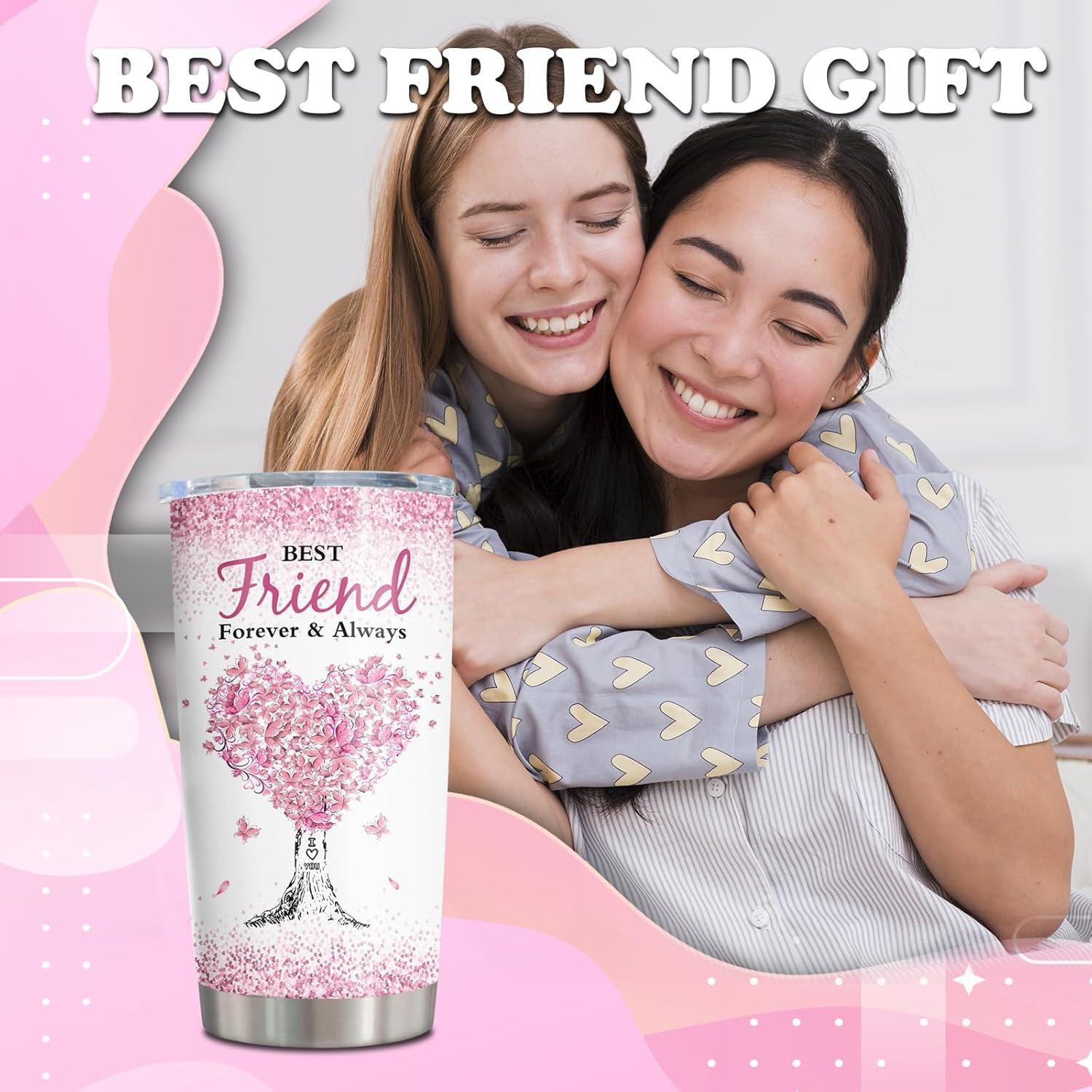 Taza de Acero Inoxidable ZANIION 20oz para Mejor Amiga