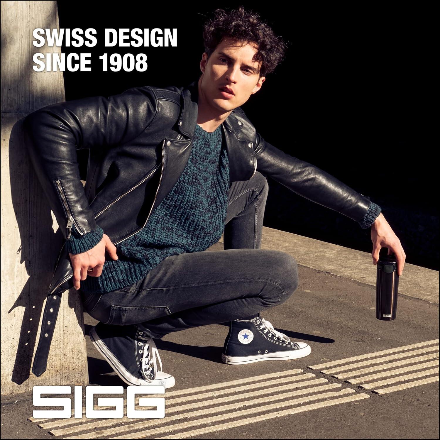 Taza de Café Aislada SIGG Milagro Negra 400ml Doble Pared